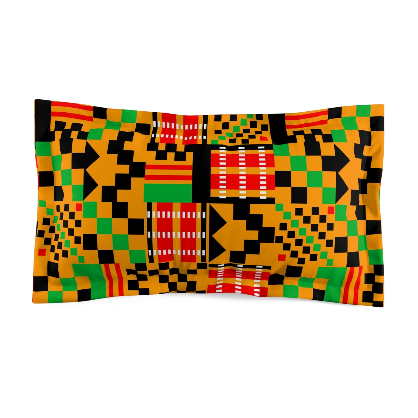 Kente Queen Microfiber Pillow Sham