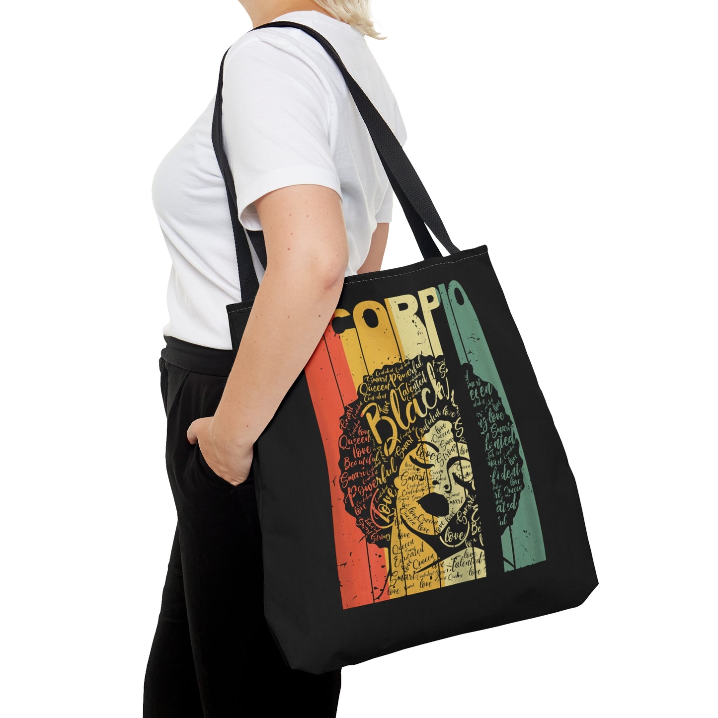 Scorpio Melanin Tote Bag | Afrocentric Tote Bag