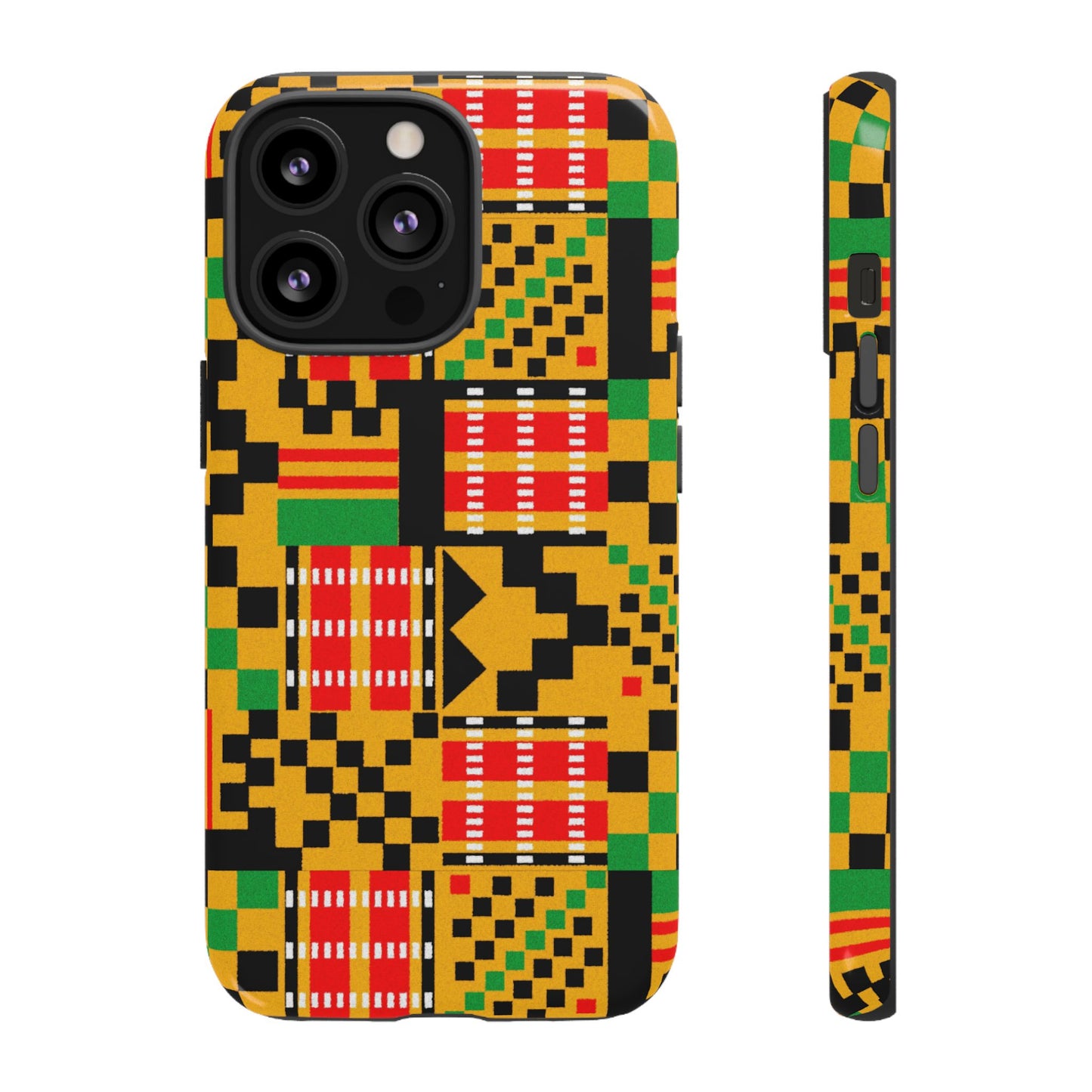 iPhone Kente Tough Cases | Ankara iPhone Case | Afrocentric iPhone Case