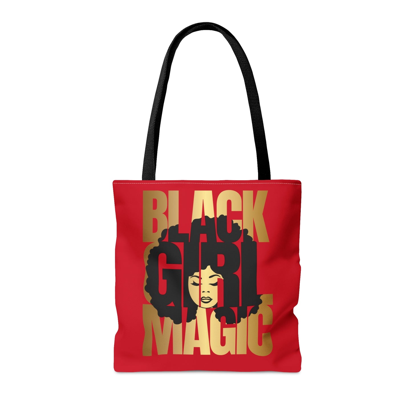 Red Black Girl Magic Tote Bag