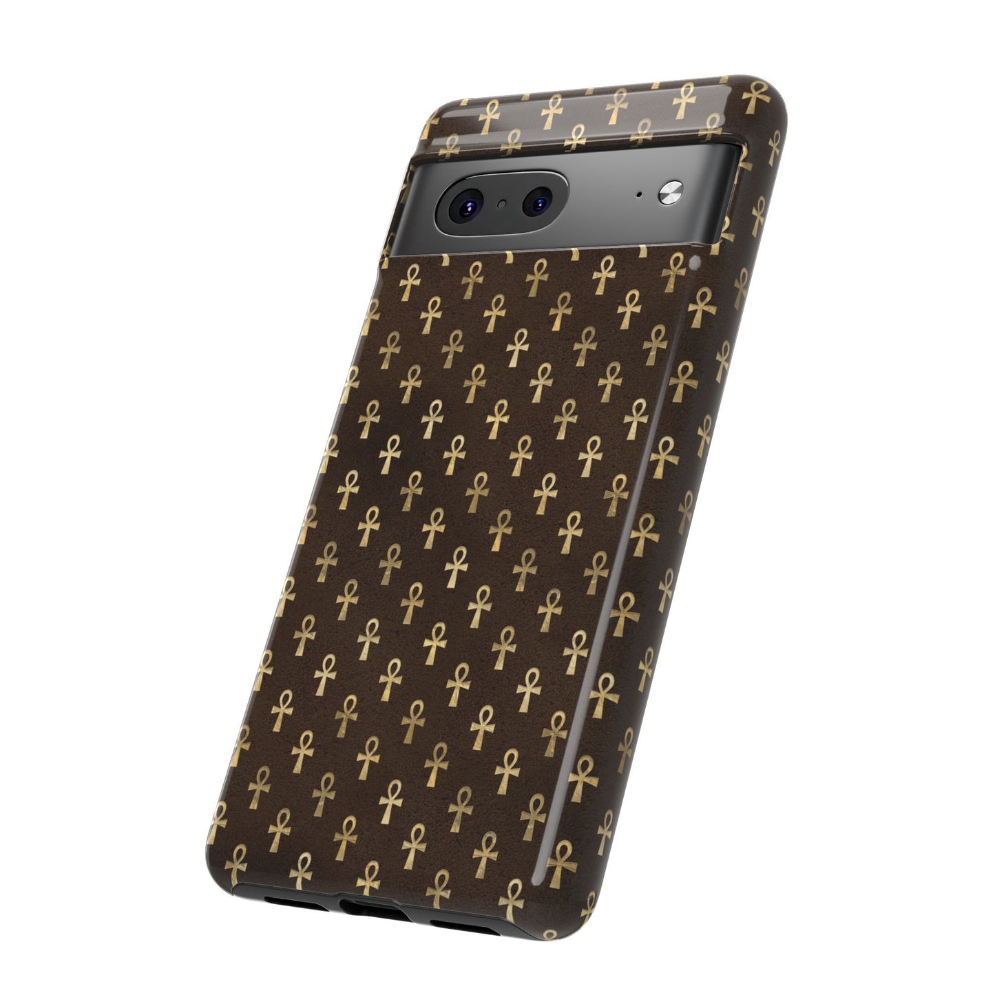 Brown Ankh Google Pixel Tough Cases | Egyptian Google Pixel Case | Ankh Google Pixel Case
