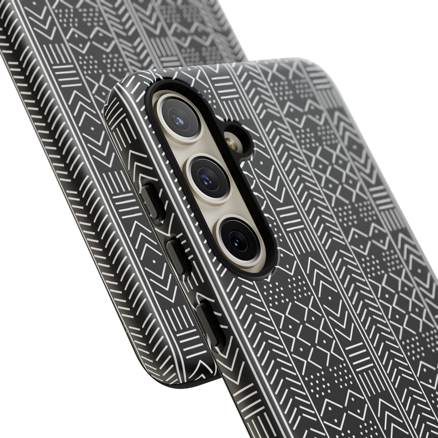 Black & White Mudcloth Samsung Tough Cases | African Samsung Case | Afrocentric Samsung Case