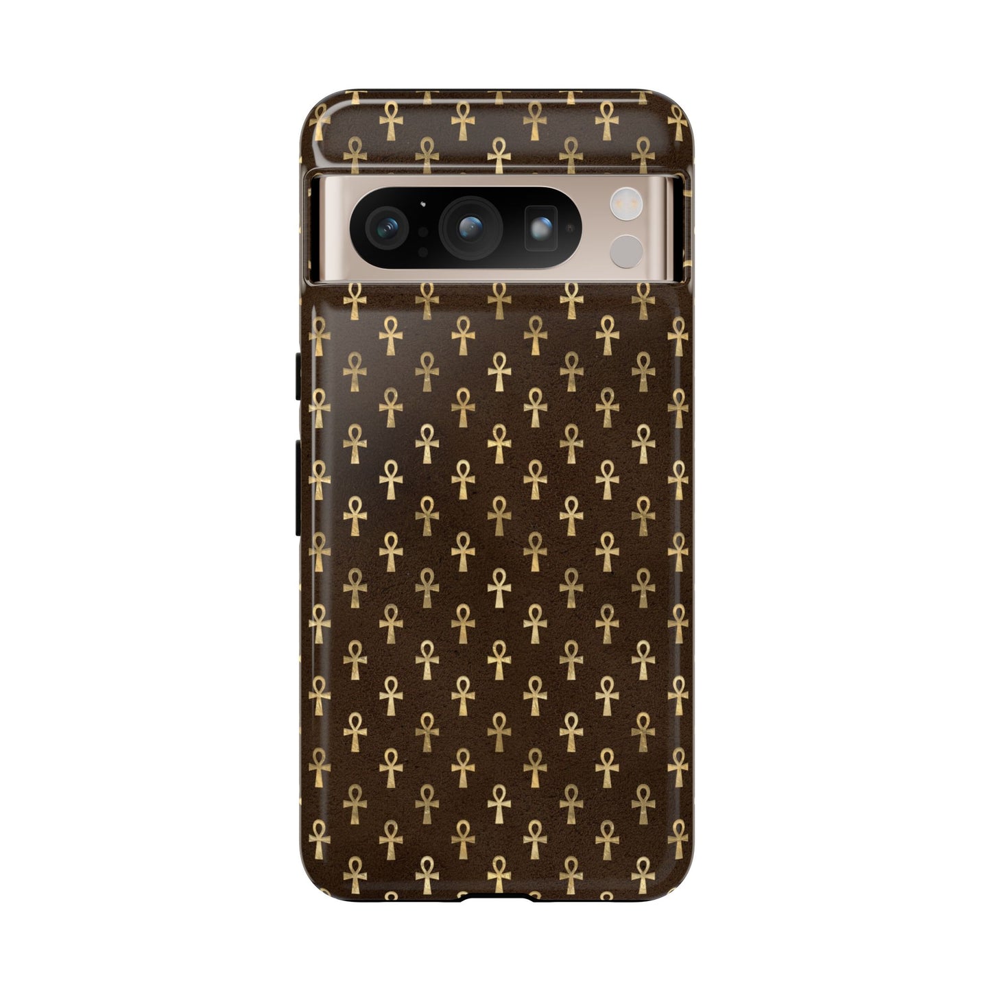 Brown Ankh Google Pixel Tough Cases | Egyptian Google Pixel Case | Ankh Google Pixel Case