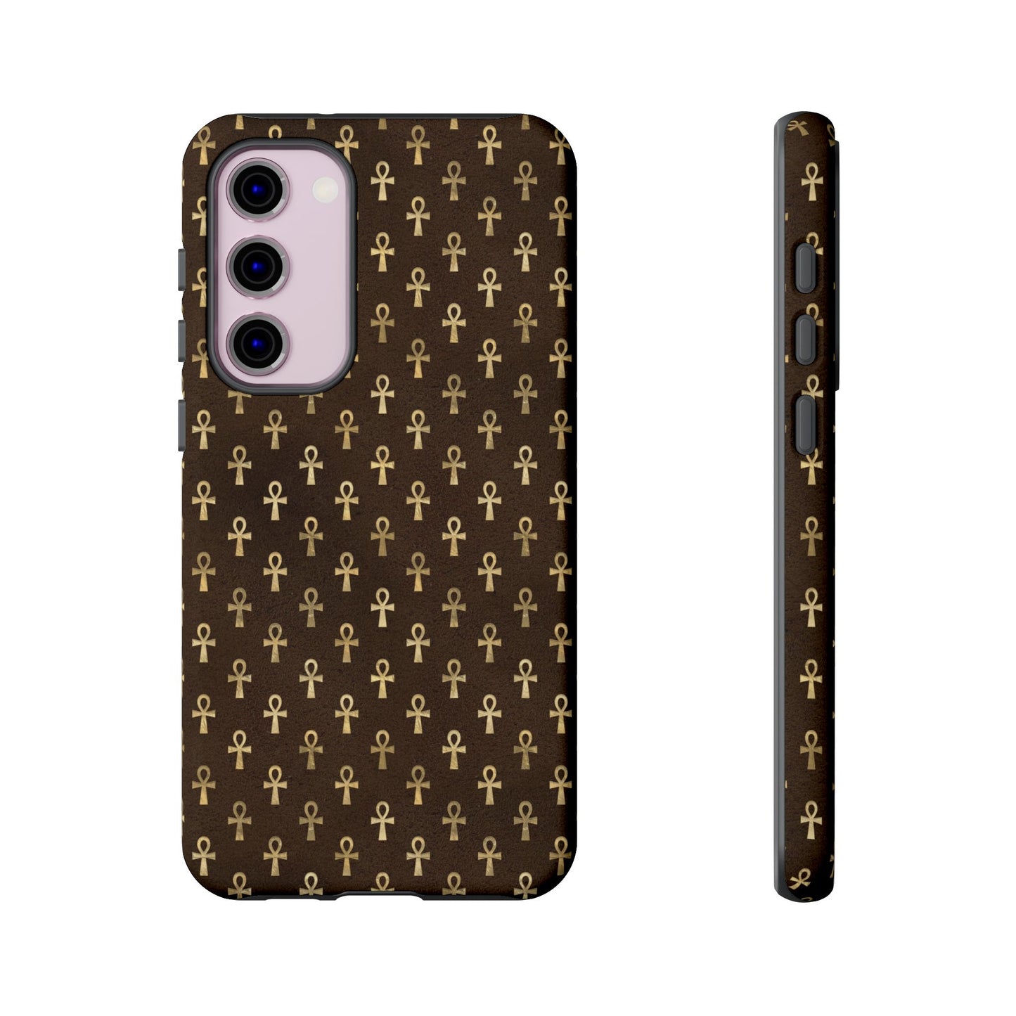 Brown Ankh Samsung Tough Cases | Egyptian Samsung Case | Ankh Samsung Case