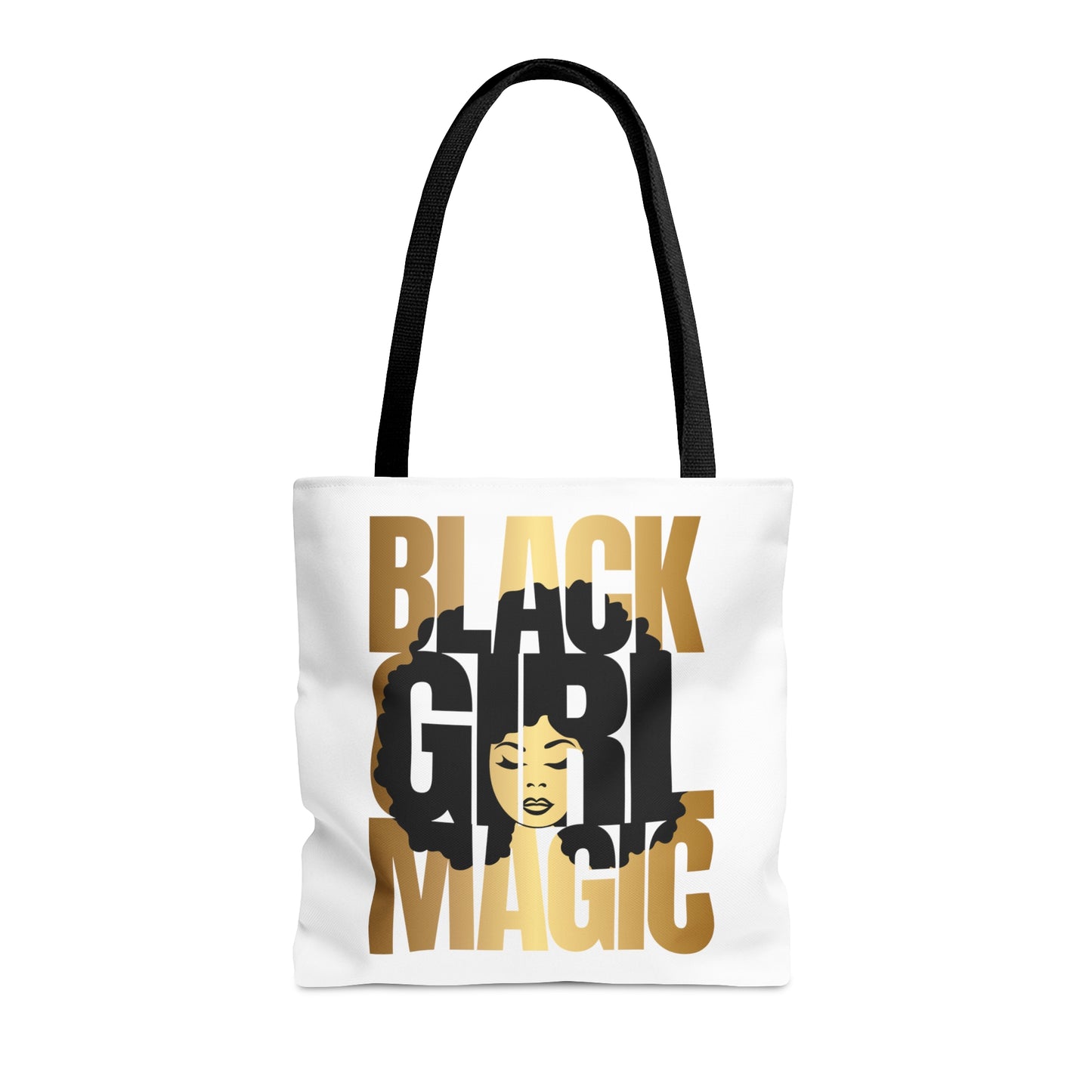 Black Girl Magic White Tote Bag