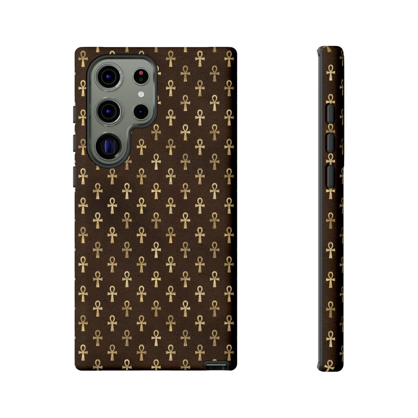 Brown Ankh Samsung Tough Cases | Egyptian Samsung Case | Ankh Samsung Case