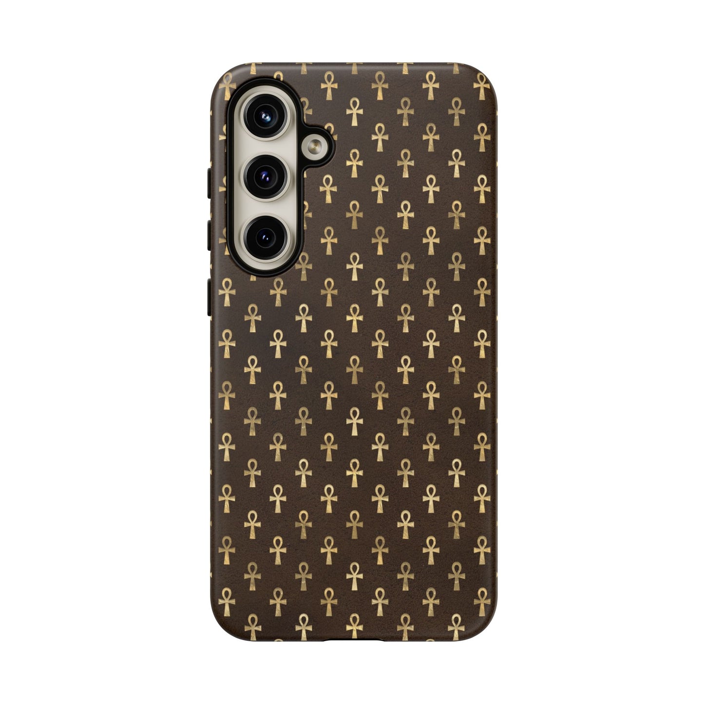 Brown Ankh Samsung Tough Cases | Egyptian Samsung Case | Ankh Samsung Case