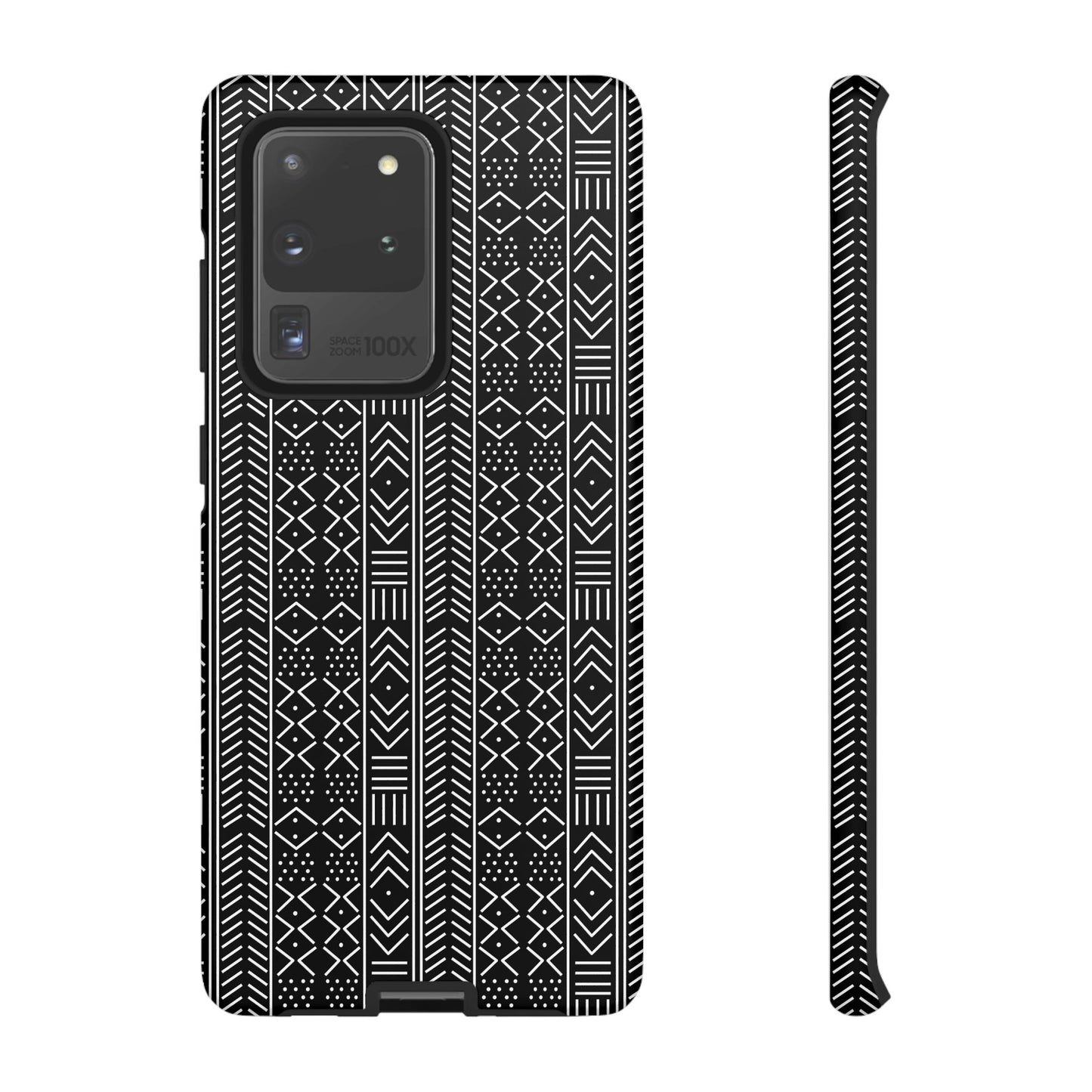 Black & White Mudcloth Samsung Tough Cases | African Samsung Case | Afrocentric Samsung Case