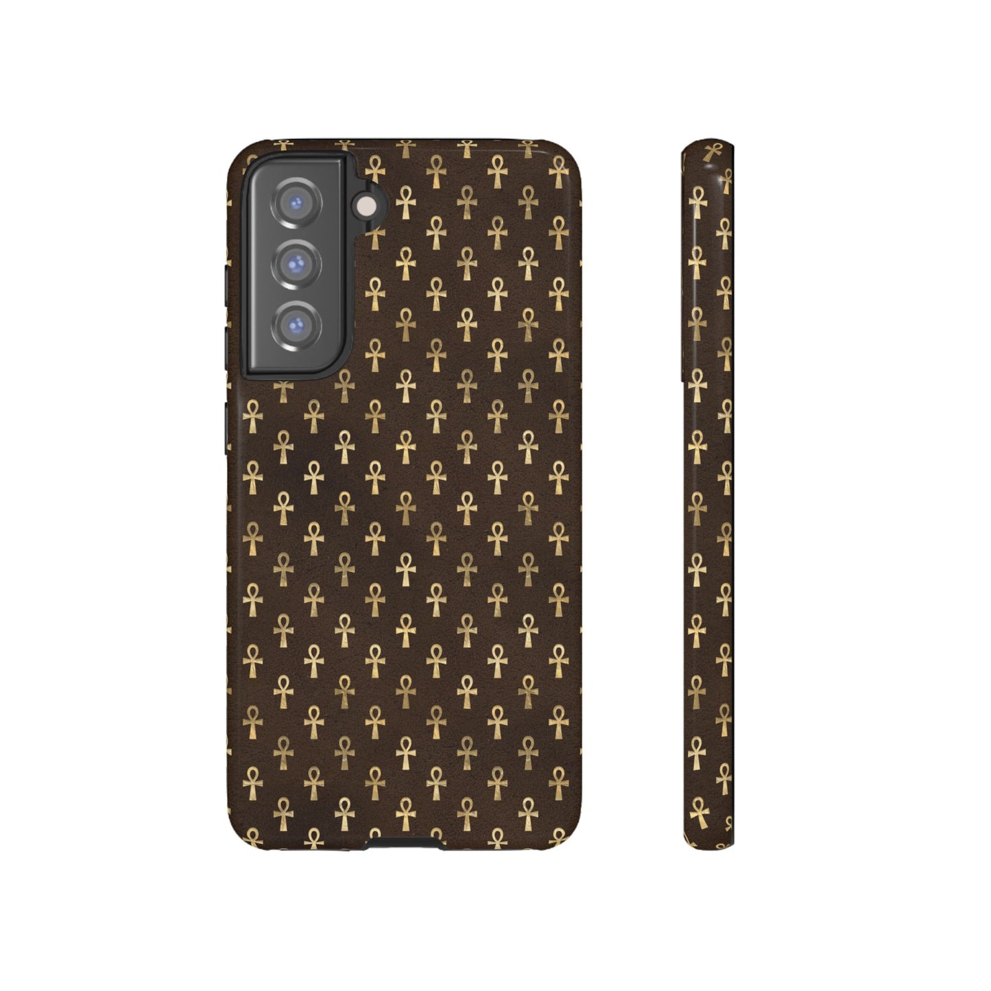 Brown Ankh Samsung Tough Cases | Egyptian Samsung Case | Ankh Samsung Case