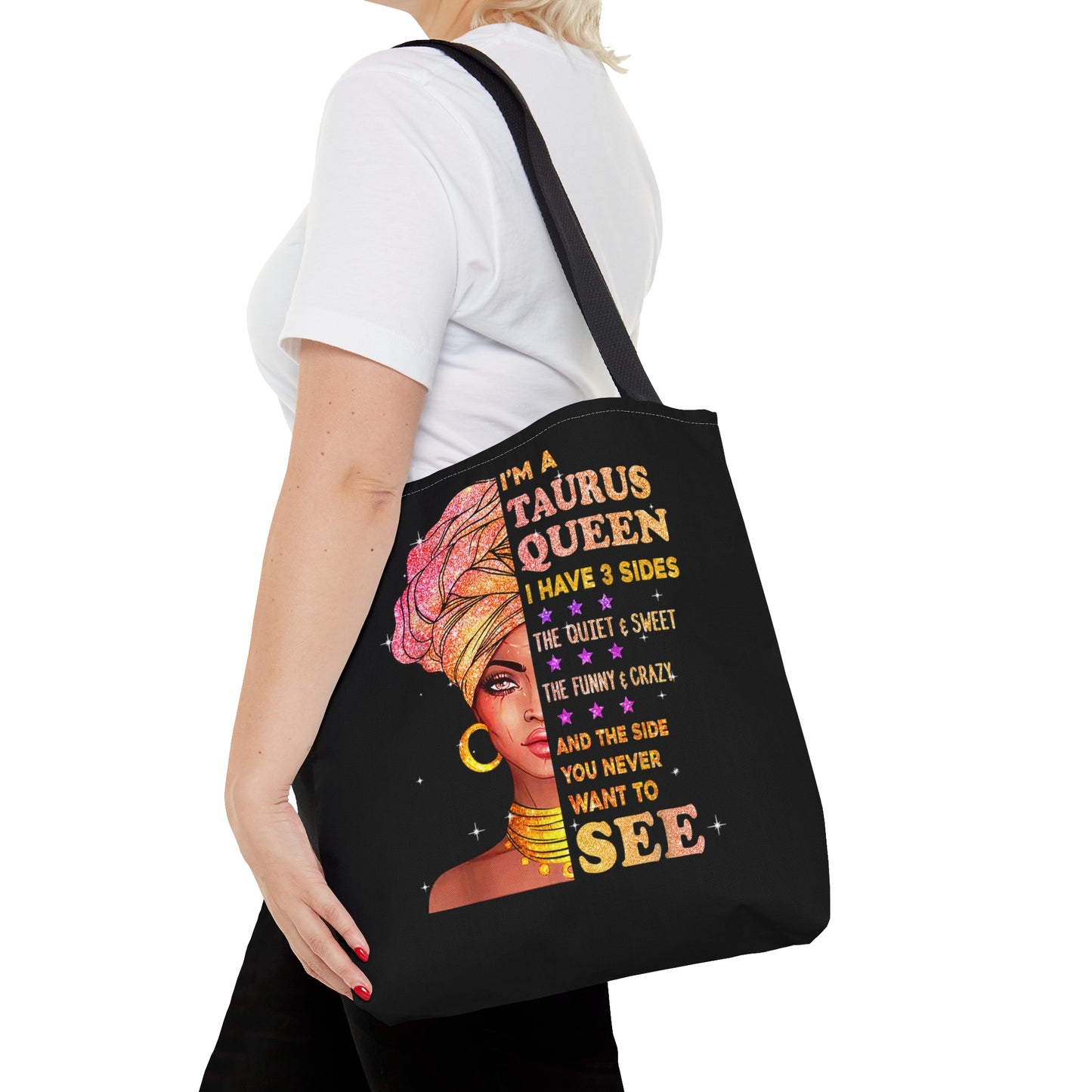 I Am Taurus Queen Tote Bag
