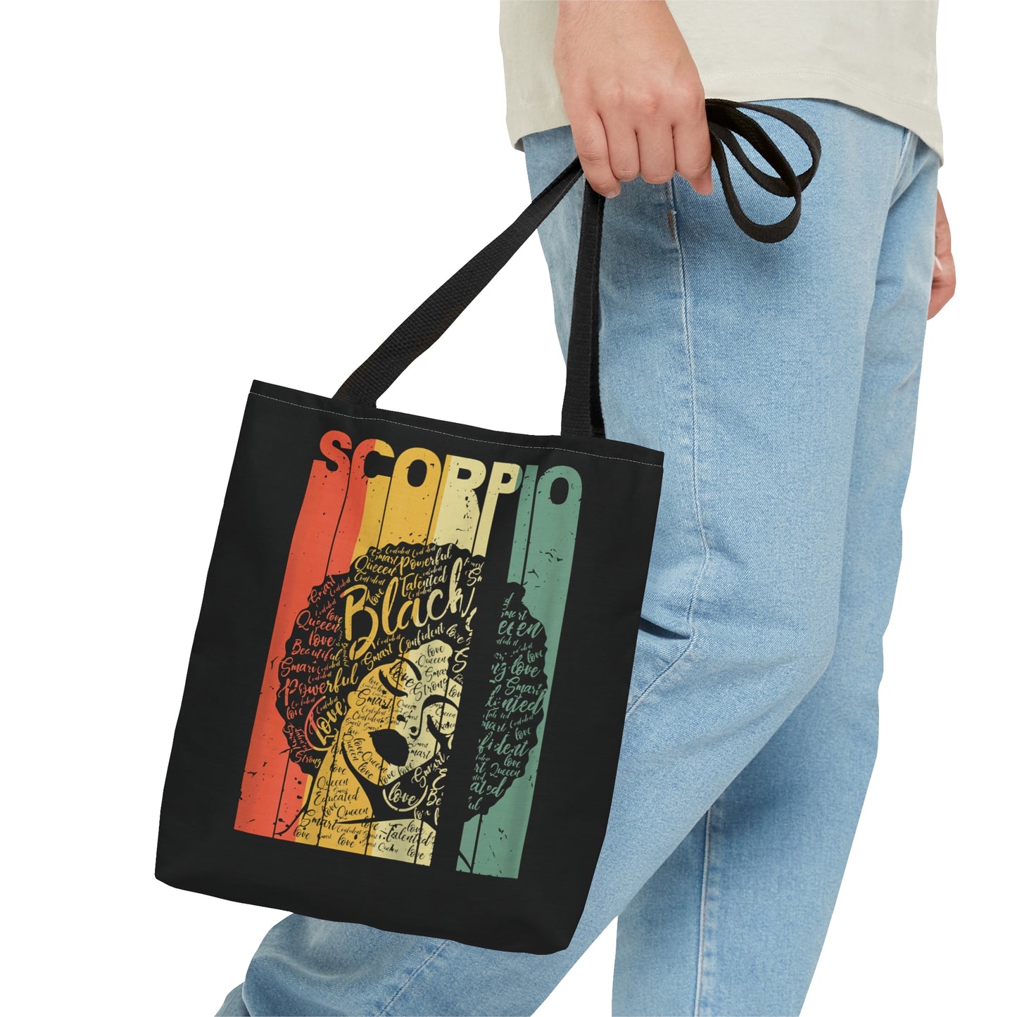 Scorpio Melanin Tote Bag | Afrocentric Tote Bag