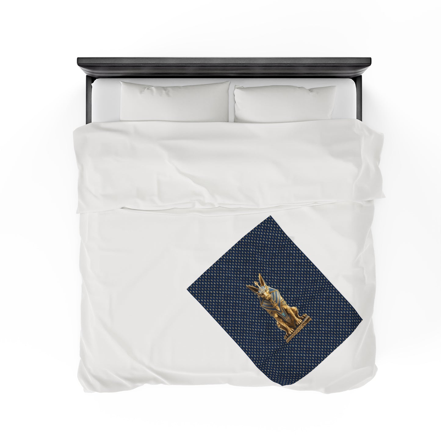 Anubis Egyptian Plush Blanket