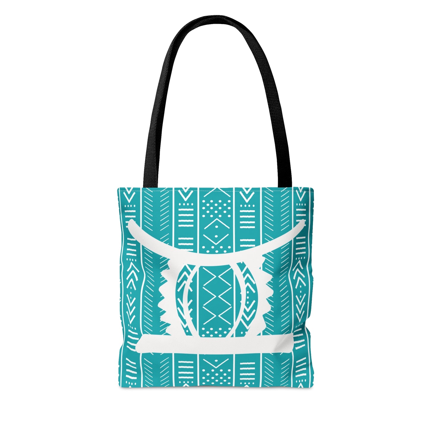 Teal Ohene Adwa (King's Stool)Tote Bag