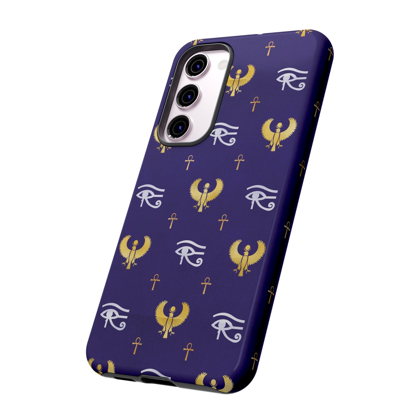 Blue Gold Egyptian Samsung Tough Cases | African Samsung Case | Afrocentric Samsung Case | Egyptian Samsung Case