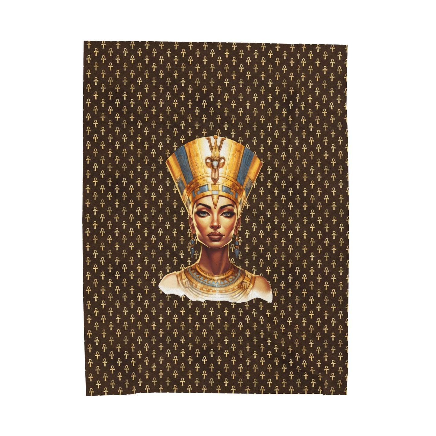 Nefertiti Queen Plush Blanket