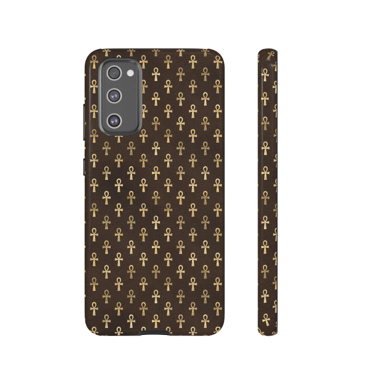 Brown Ankh Samsung Tough Cases | Egyptian Samsung Case | Ankh Samsung Case