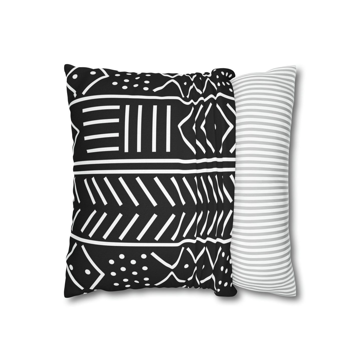 Tribal Square Pillow Case | Afrocentric Pillow Case | Mudcloth Pillow Case