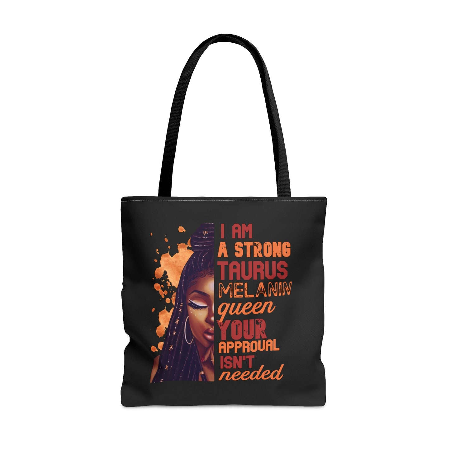 Taurus Melanin Queen Tote Bag