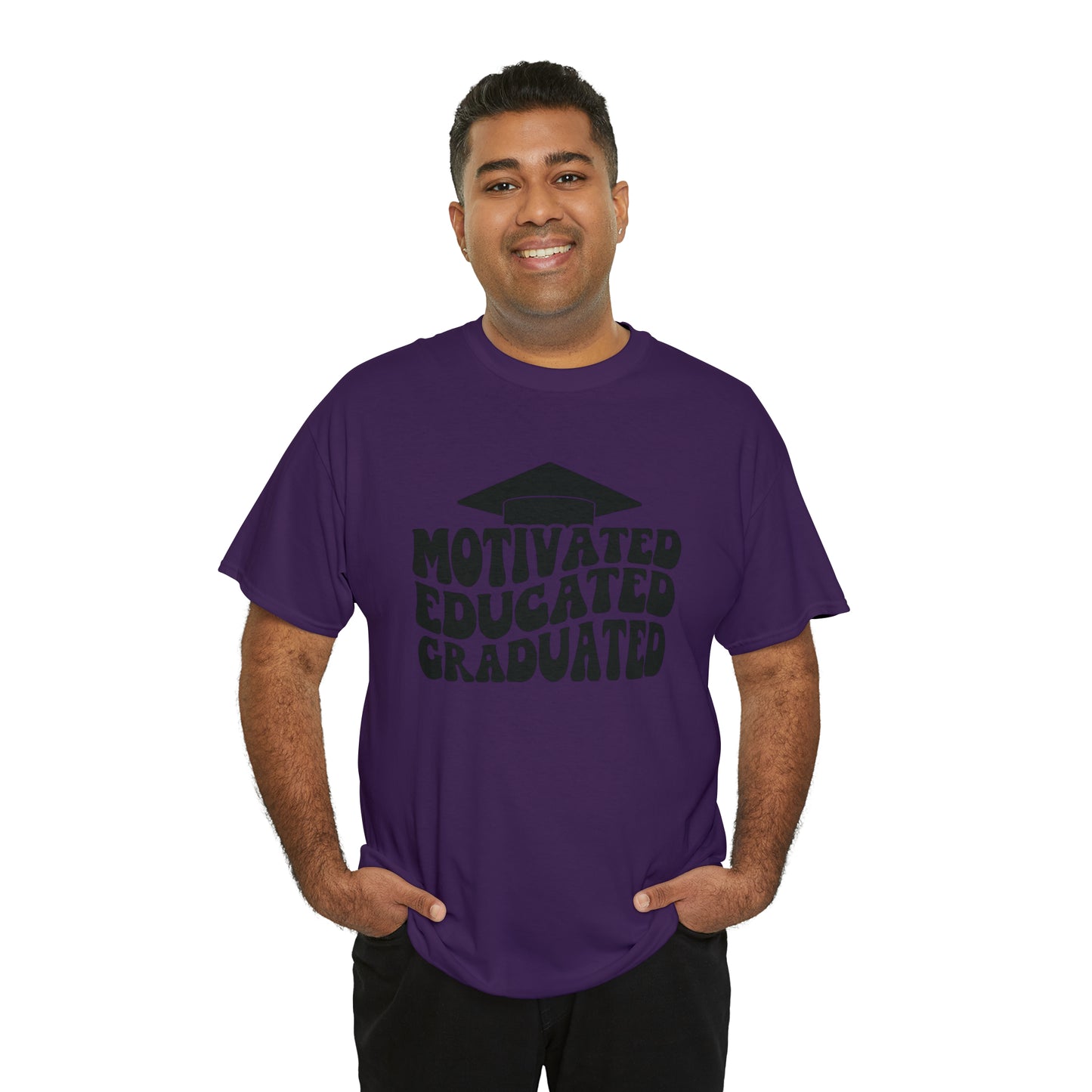Motivated..Educated..Graduated Cotton Tee