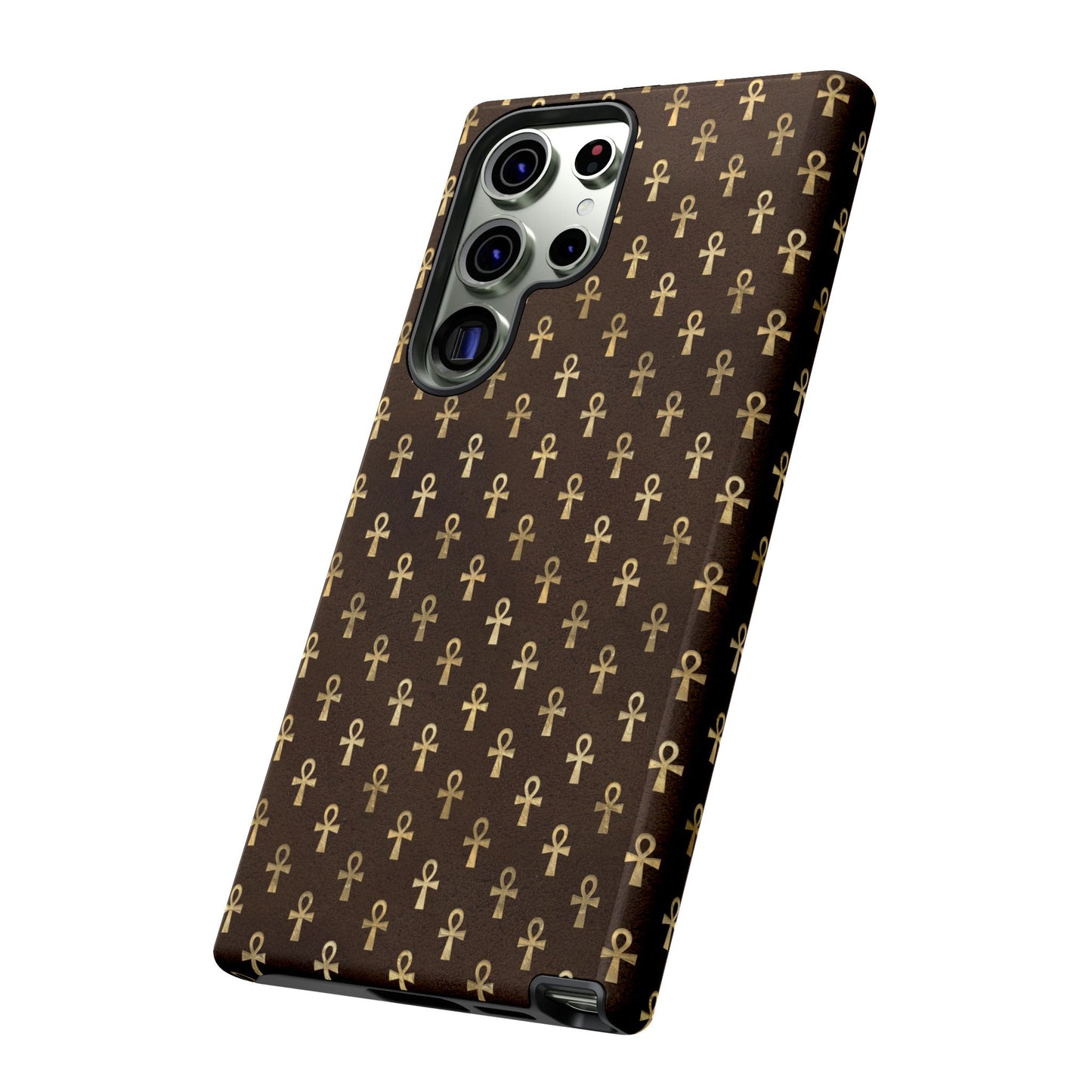 Brown Ankh Samsung Tough Cases | Egyptian Samsung Case | Ankh Samsung Case