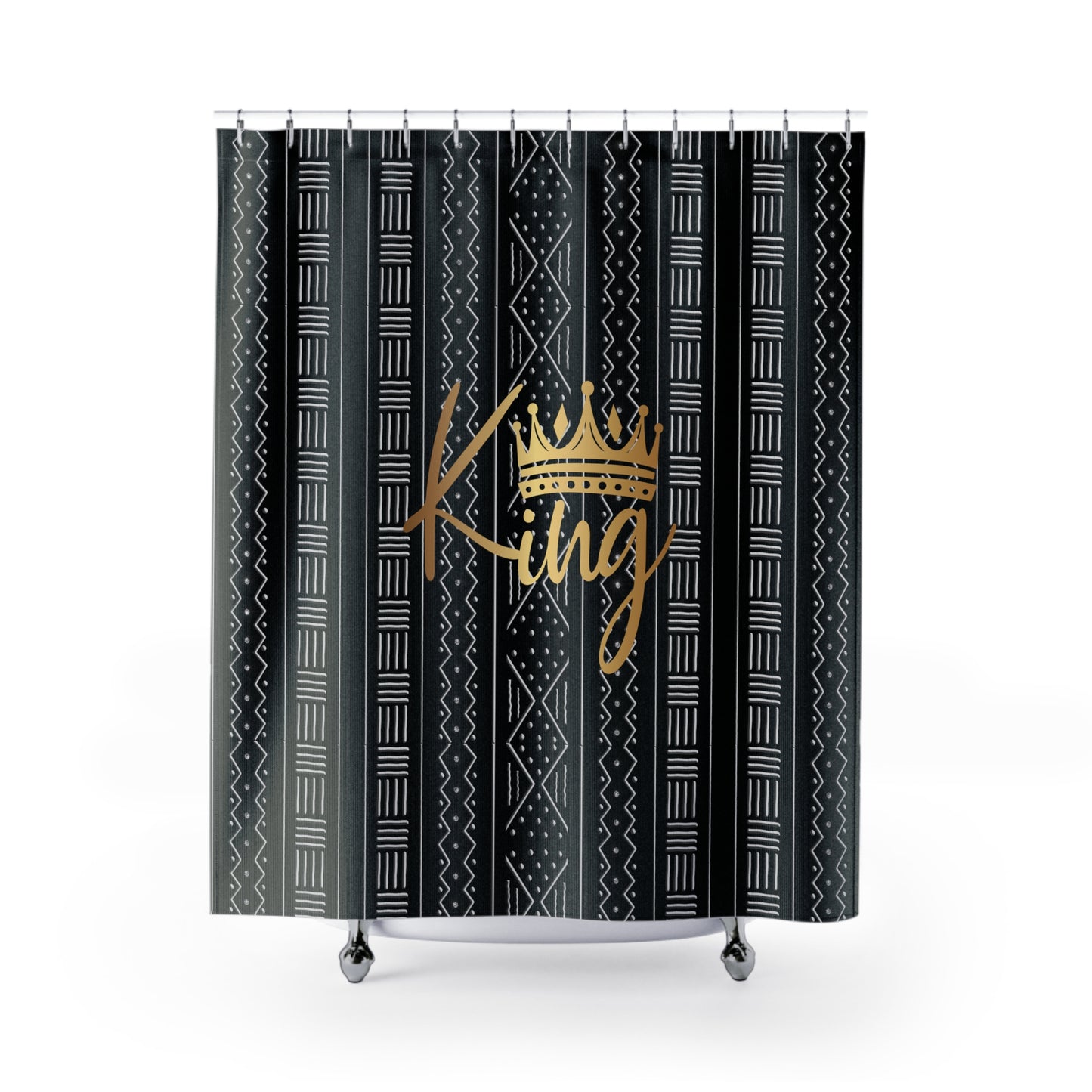 King Mudcloth Design Shower Curtain