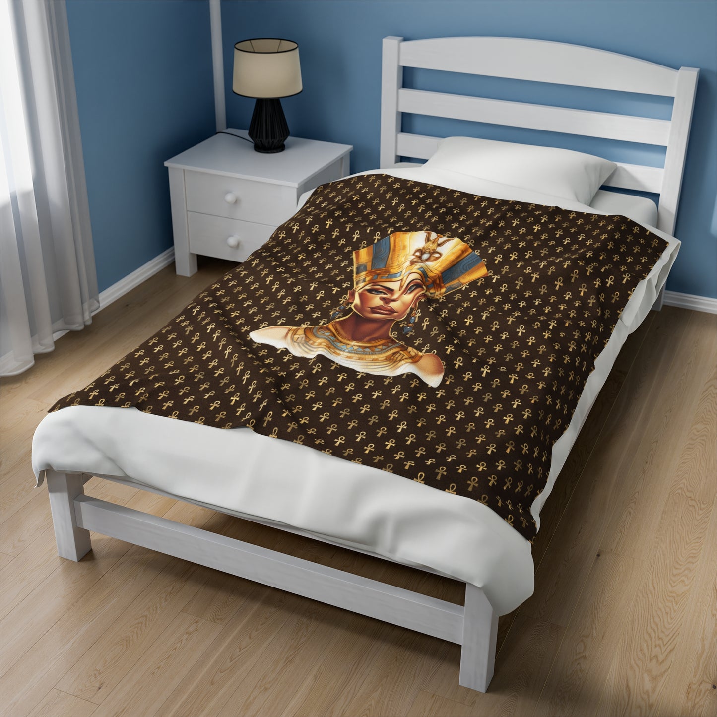 Nefertiti Queen Plush Blanket