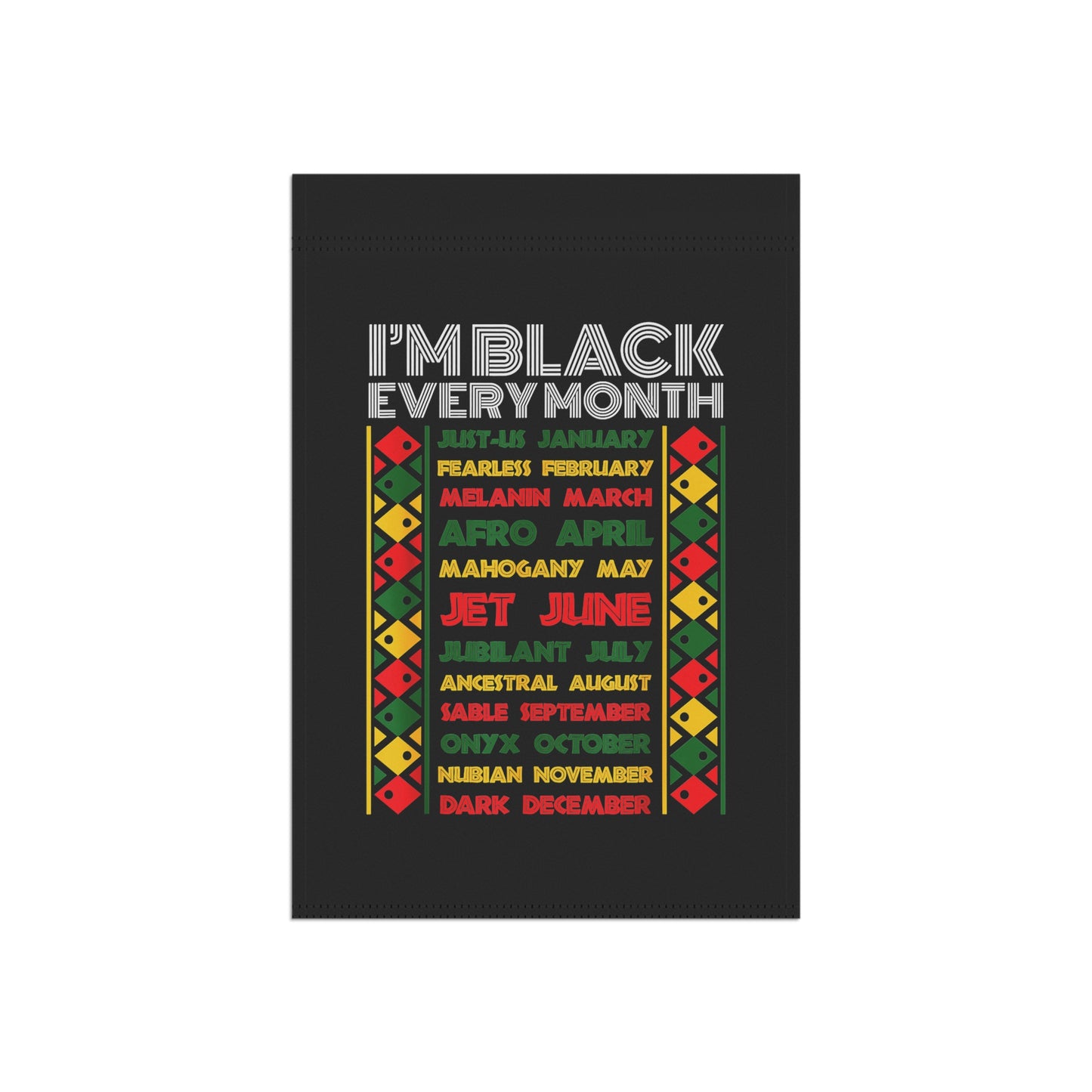 Black 365 Flag | House Banner | Black Gifts | Yard Gifts | Yard Flag