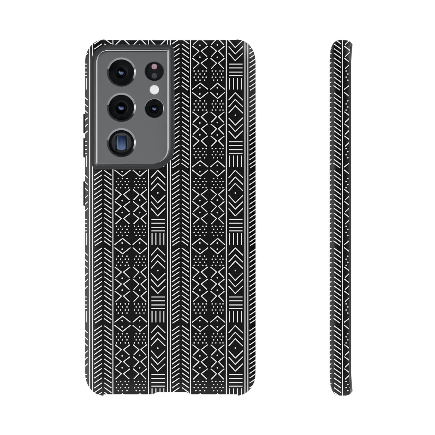Black & White Mudcloth Samsung Tough Cases | African Samsung Case | Afrocentric Samsung Case