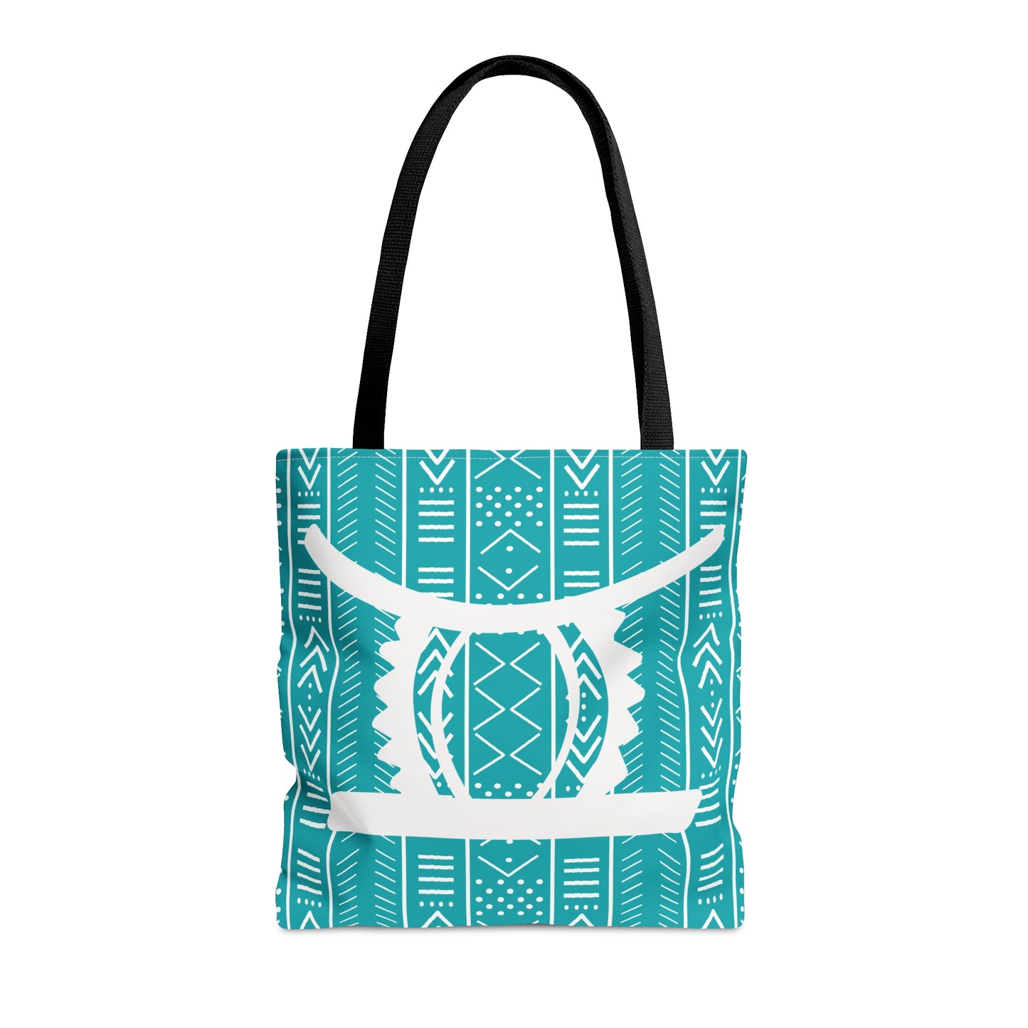 Teal Ohene Adwa (King's Stool)Tote Bag