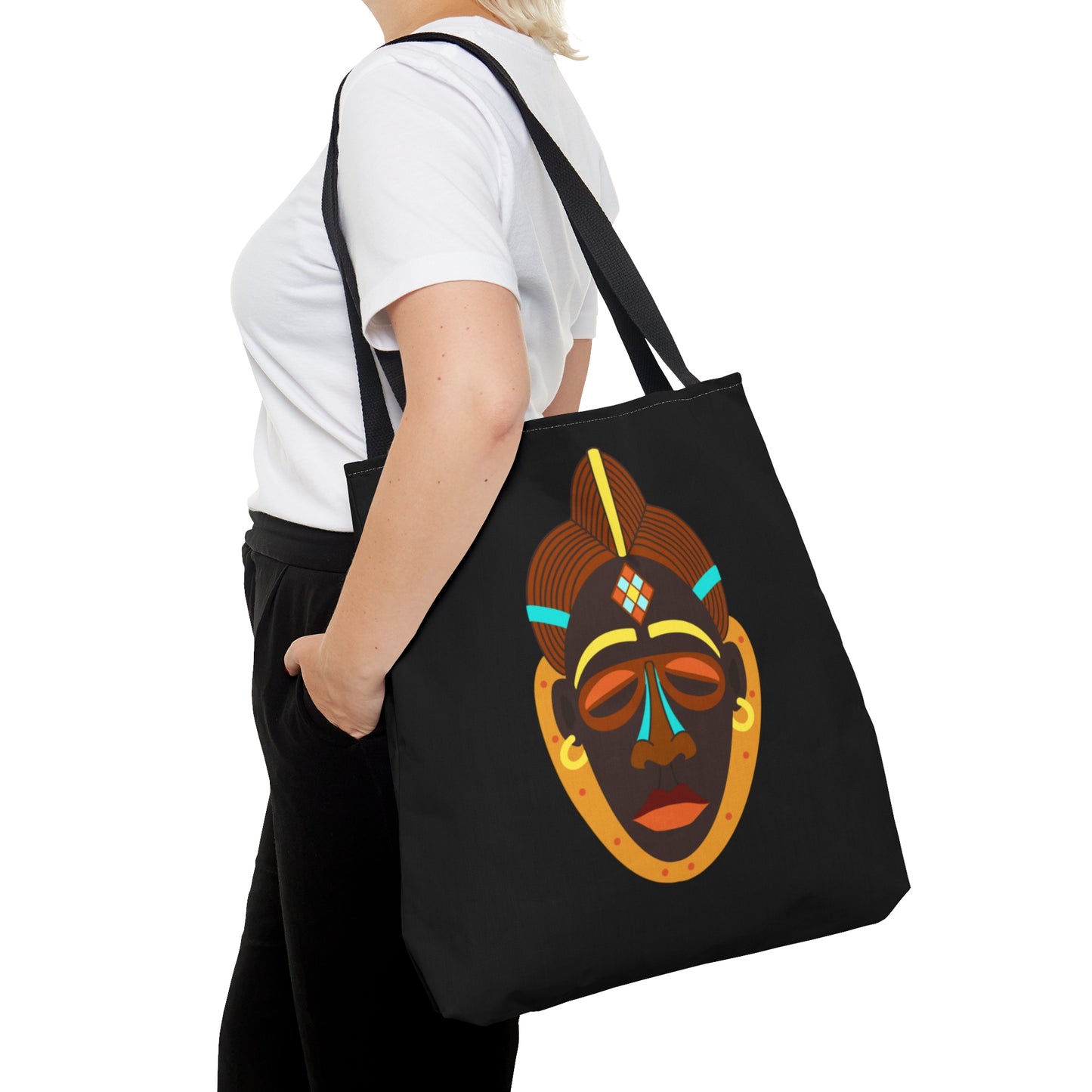 African Mask Tote Bag