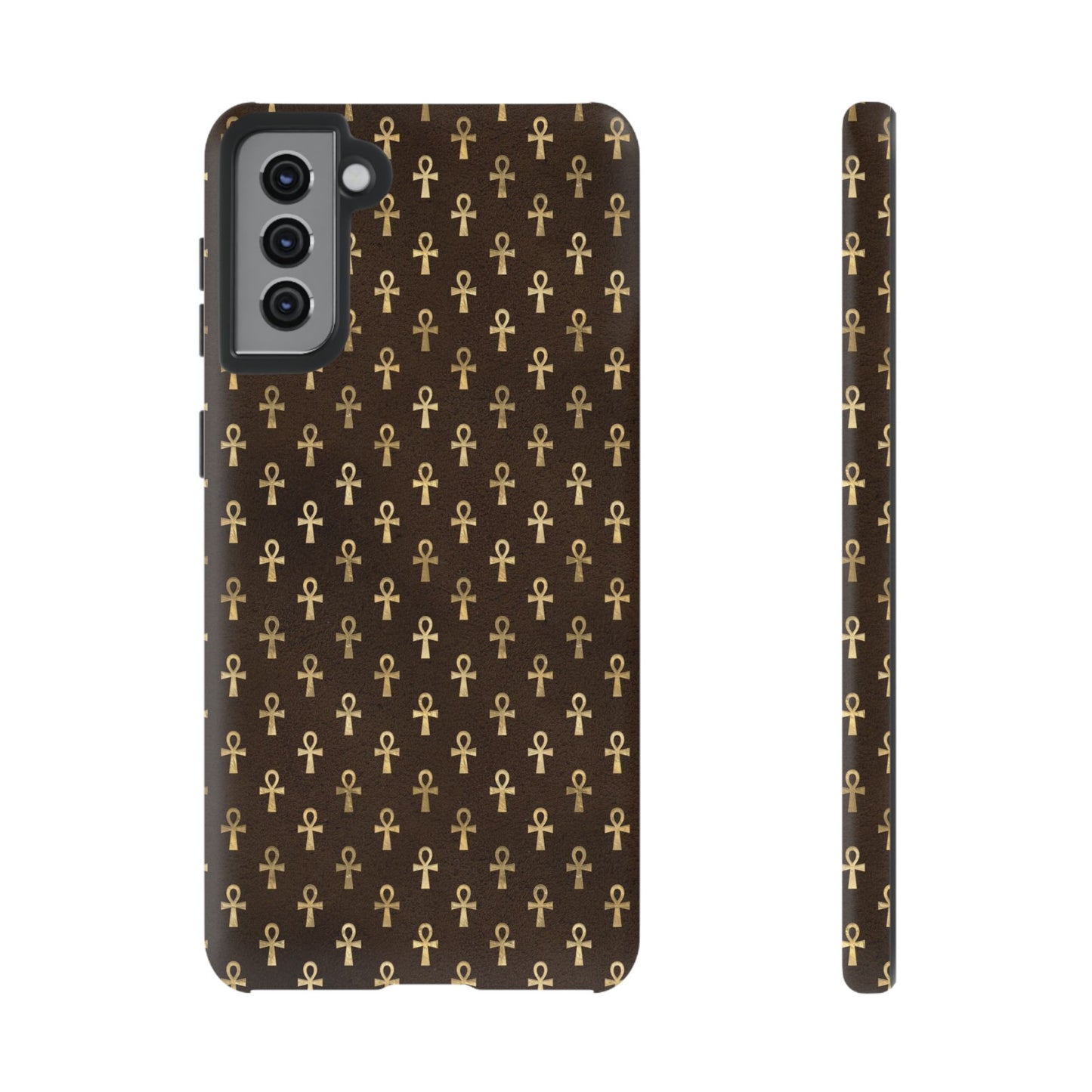 Brown Ankh Samsung Tough Cases | Egyptian Samsung Case | Ankh Samsung Case