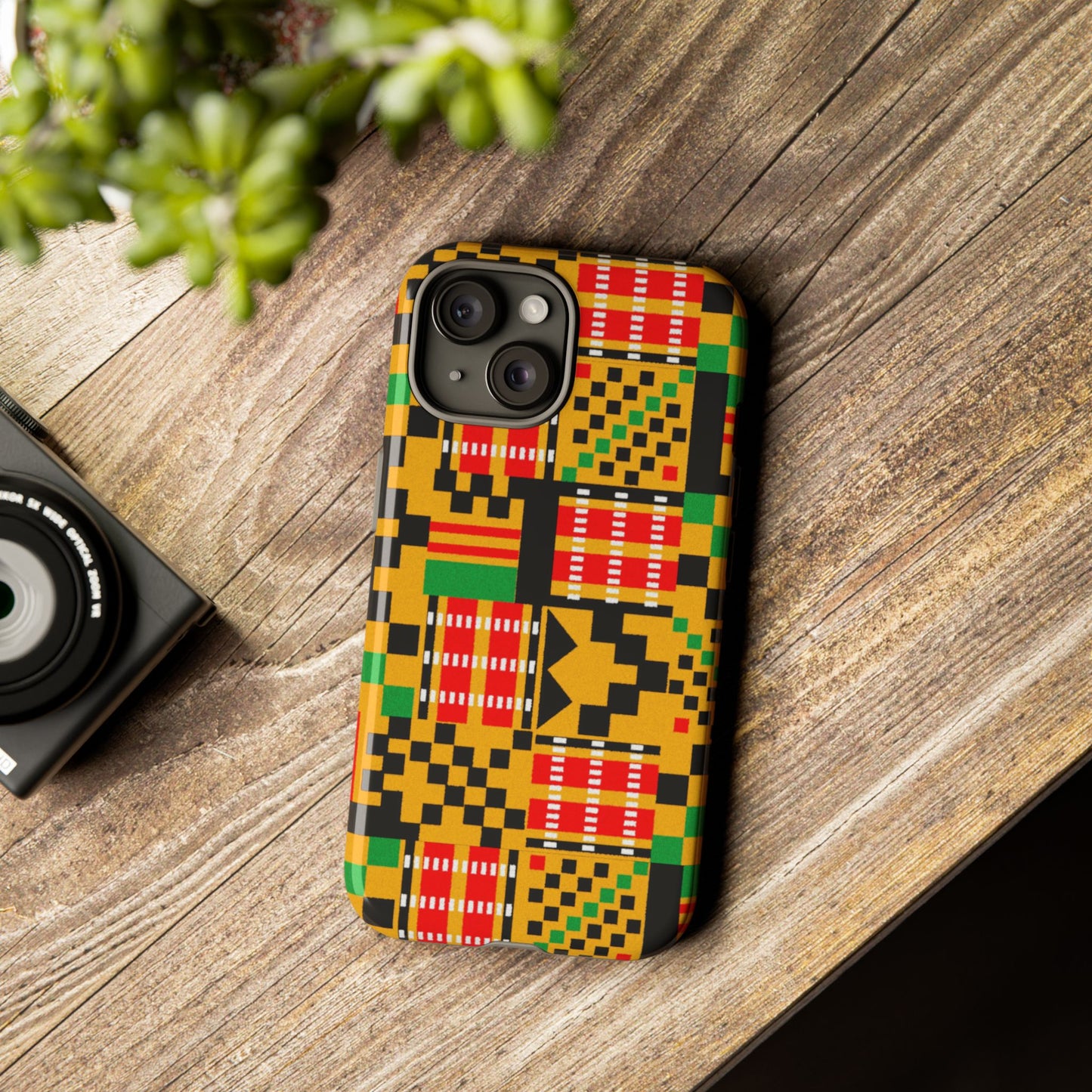 iPhone Kente Tough Cases | Ankara iPhone Case | Afrocentric iPhone Case