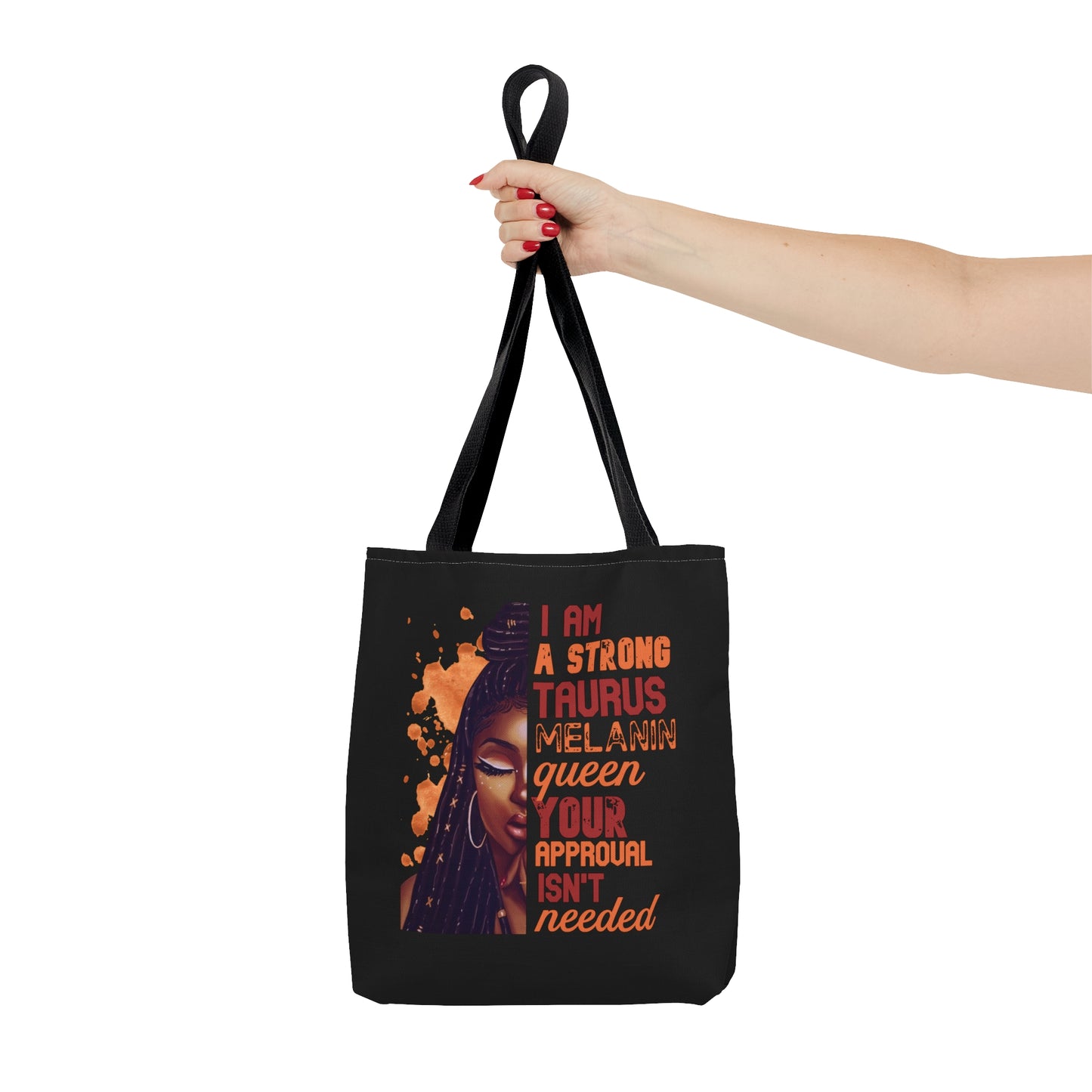 Taurus Melanin Queen Tote Bag