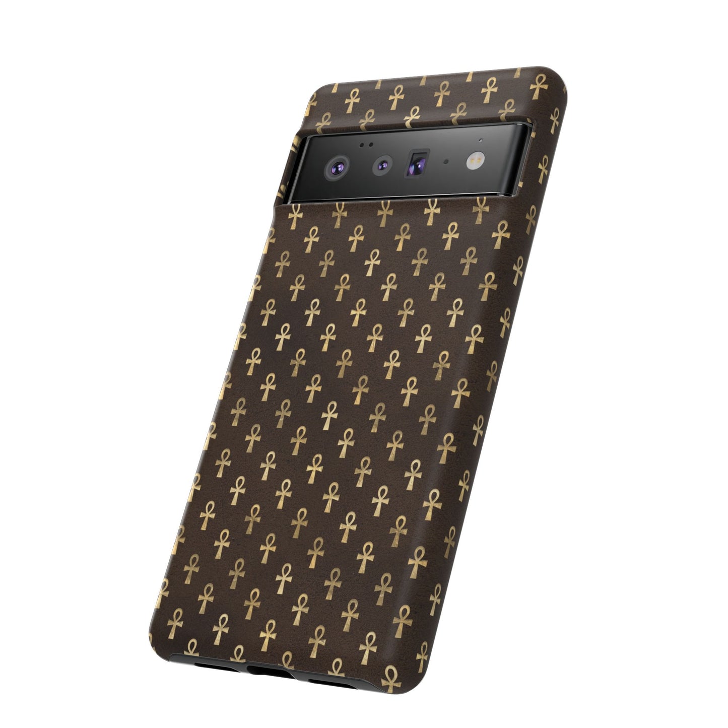 Brown Ankh Google Pixel Tough Cases | Egyptian Google Pixel Case | Ankh Google Pixel Case