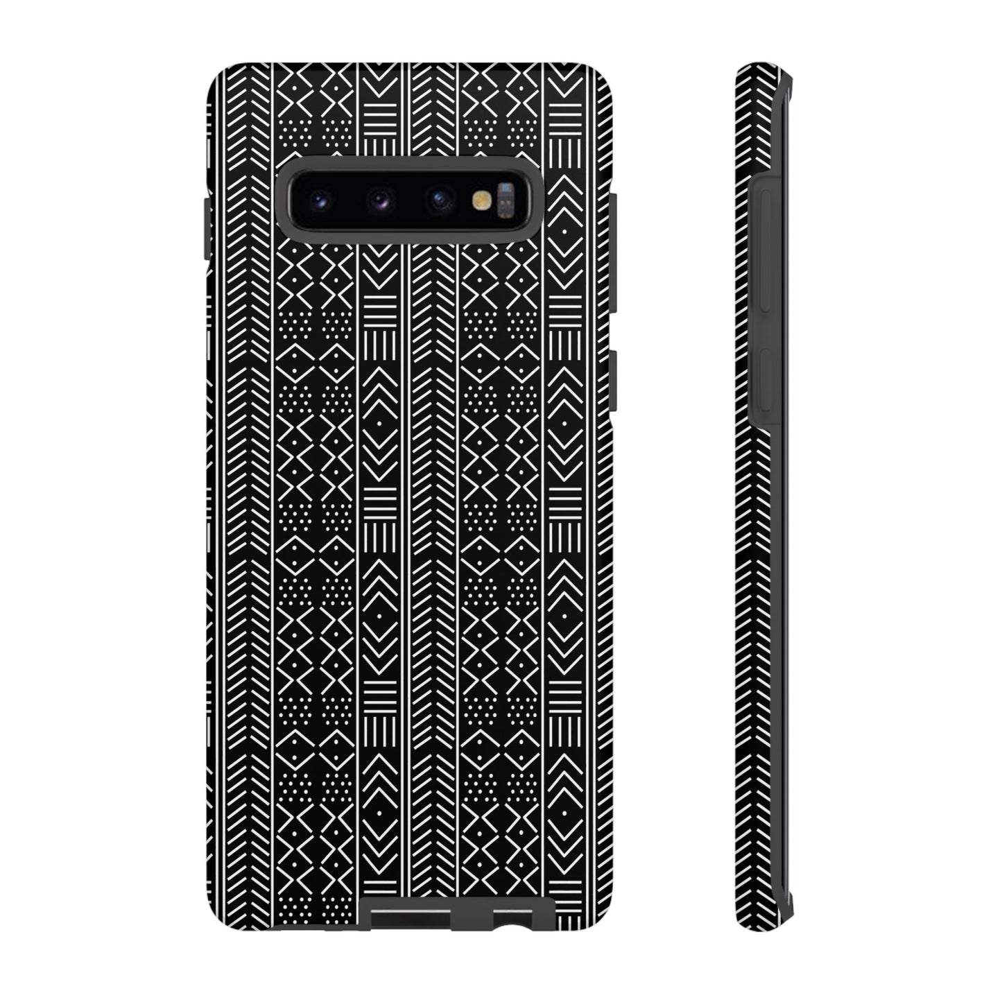 Black & White Mudcloth Samsung Tough Cases | African Samsung Case | Afrocentric Samsung Case