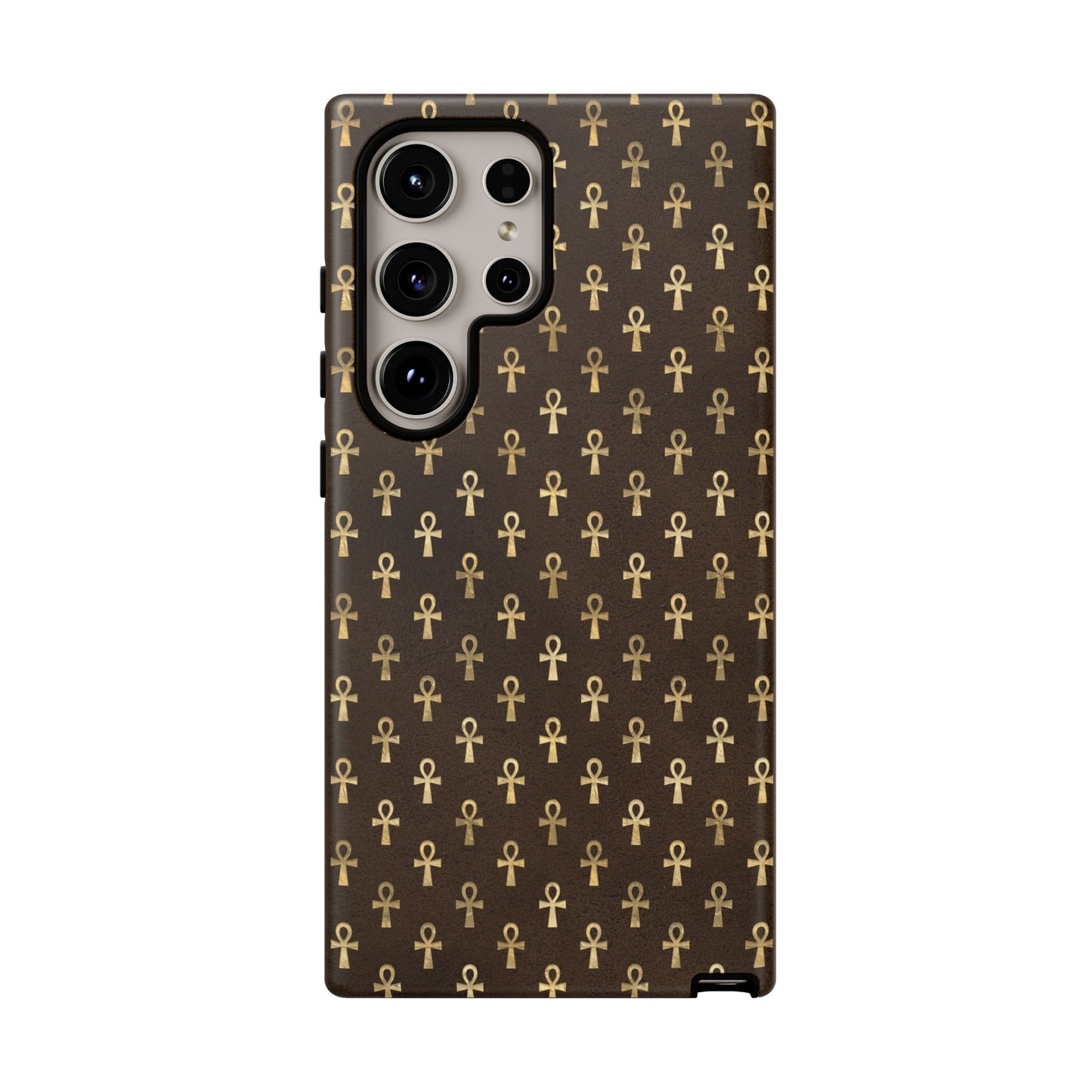 Brown Ankh Samsung Tough Cases | Egyptian Samsung Case | Ankh Samsung Case