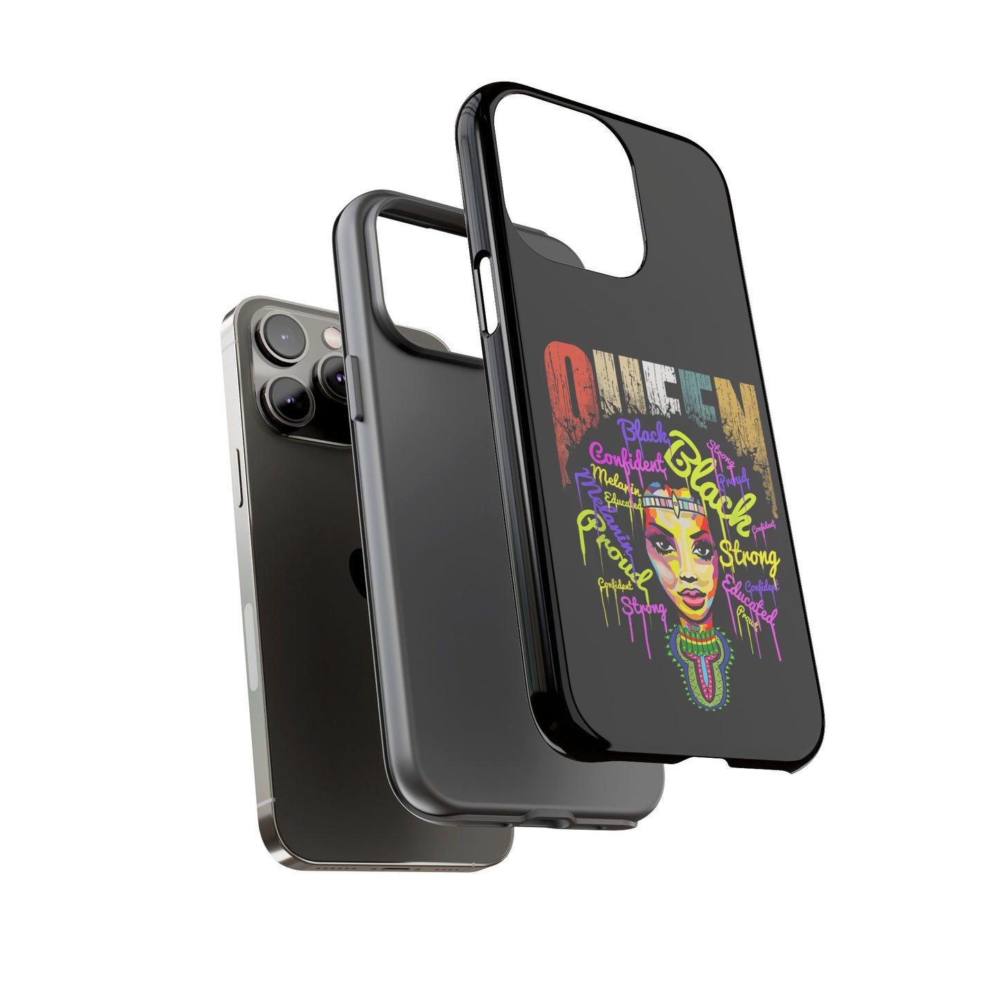 iPhone Black Queen Tough Cases | Ankara iPhone Case | Afrocentric iPhone Case