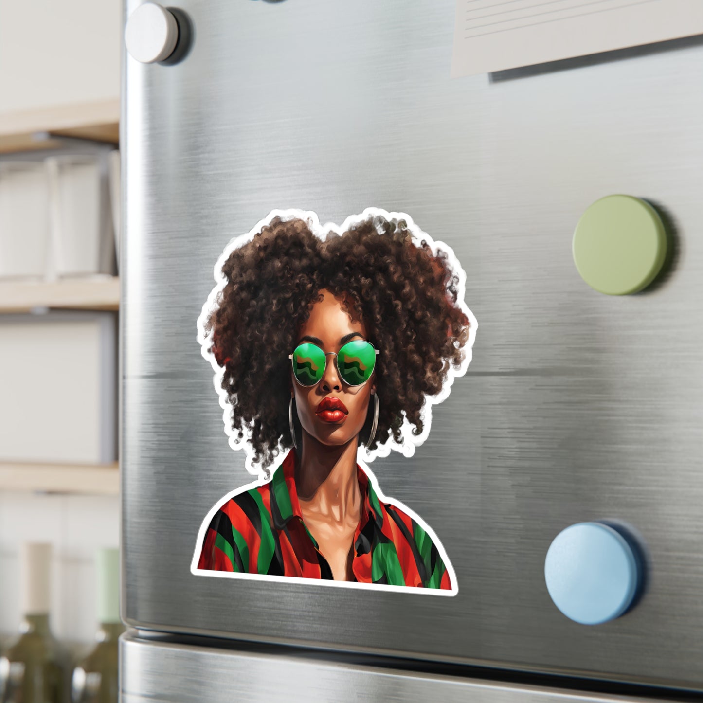 Juneteenth Queen Kiss-Cut Vinyl Decals