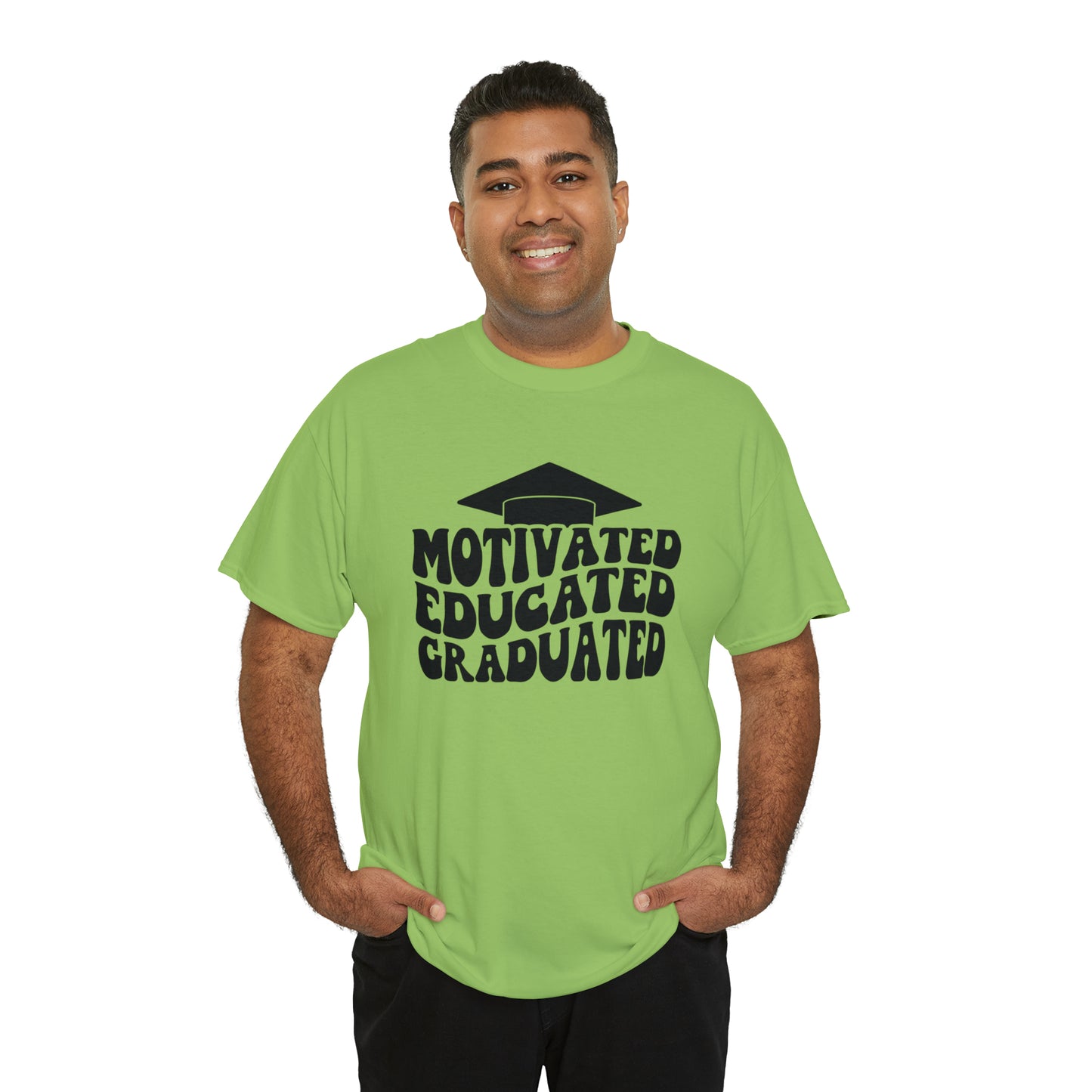 Motivated..Educated..Graduated Cotton Tee