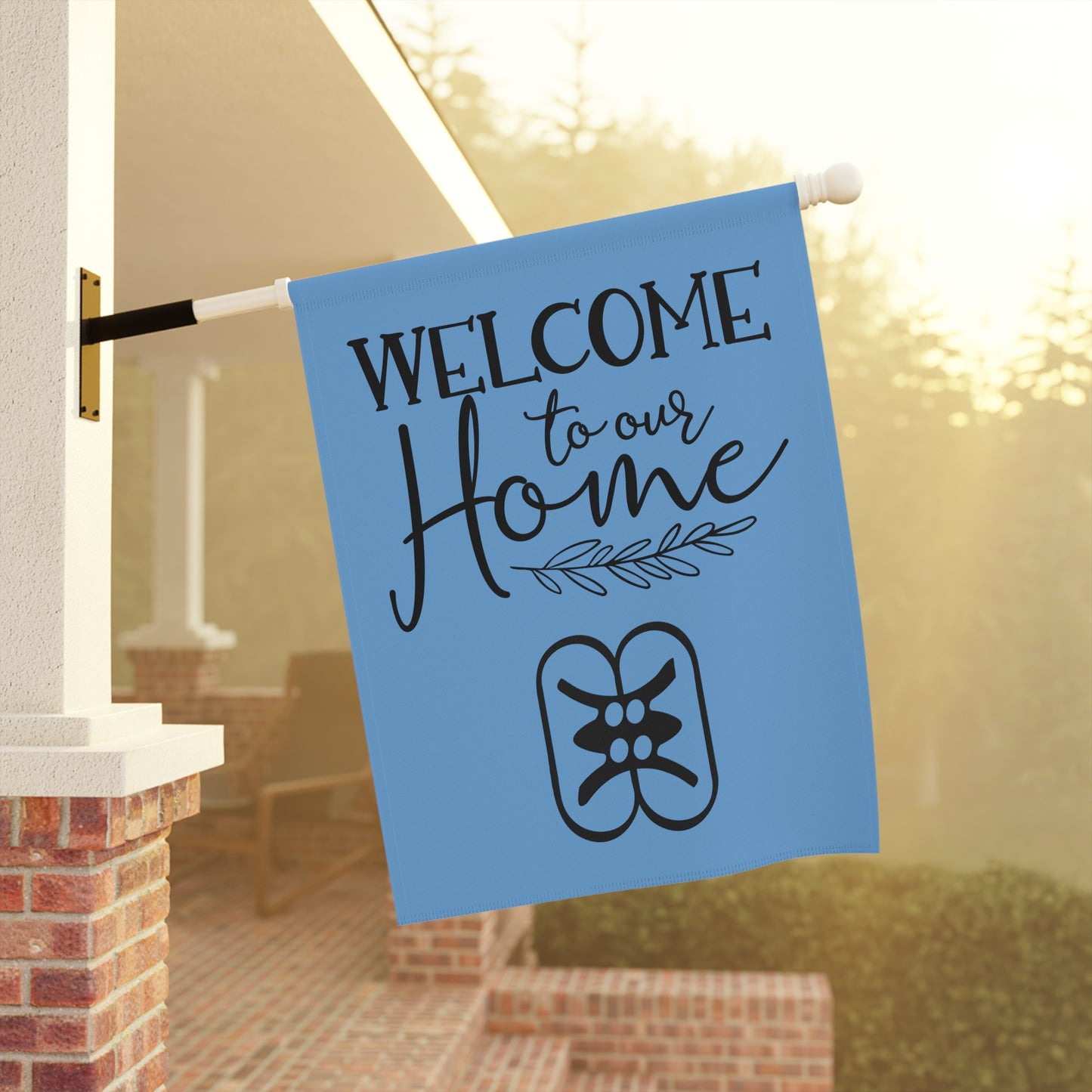 Akwaaba Welcome to our home Garden & House Banner, Black History Gifts