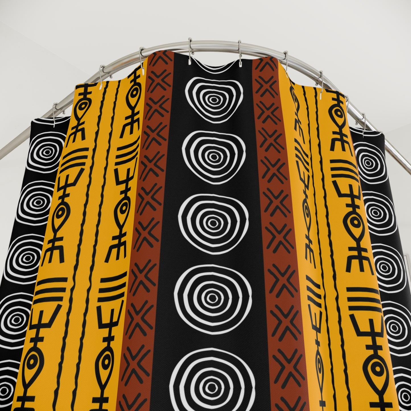 Tribal Mudcloth Design Shower Curtain