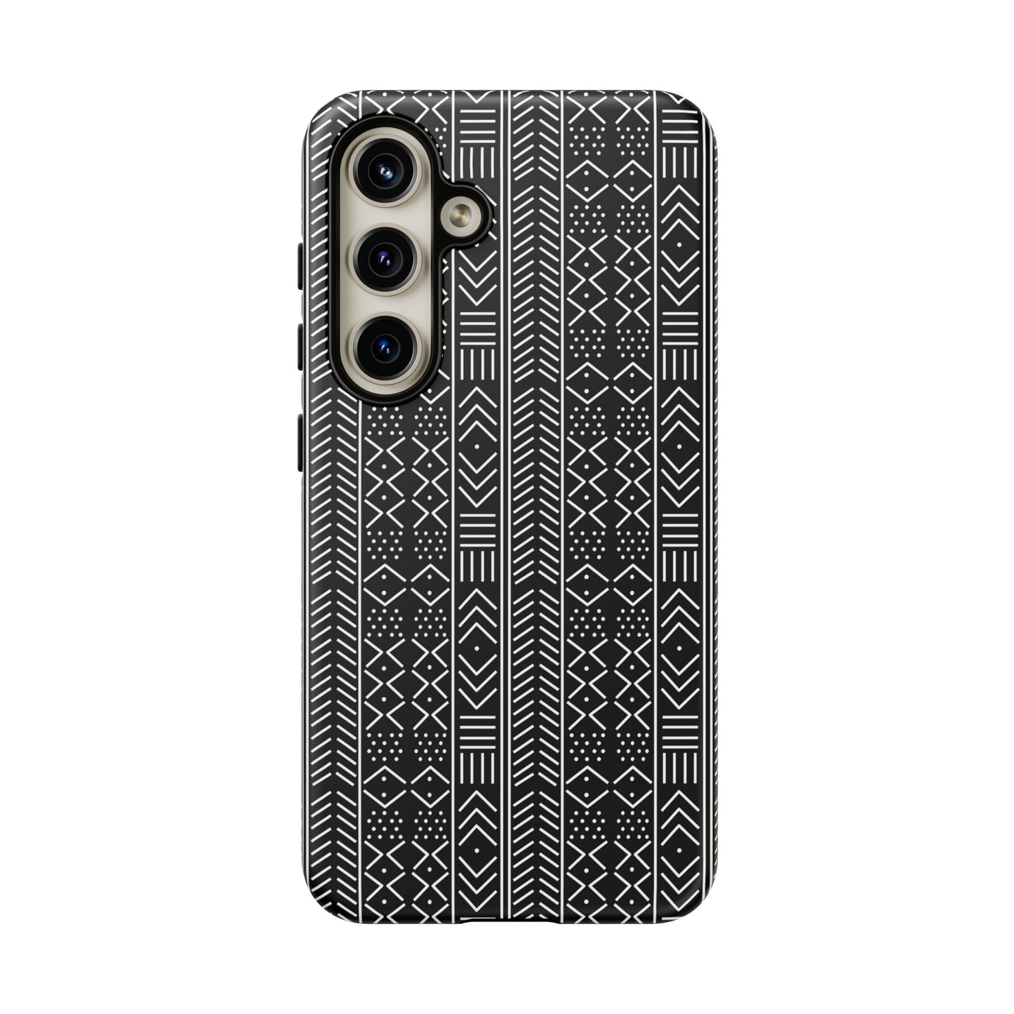 Black & White Mudcloth Samsung Tough Cases | African Samsung Case | Afrocentric Samsung Case