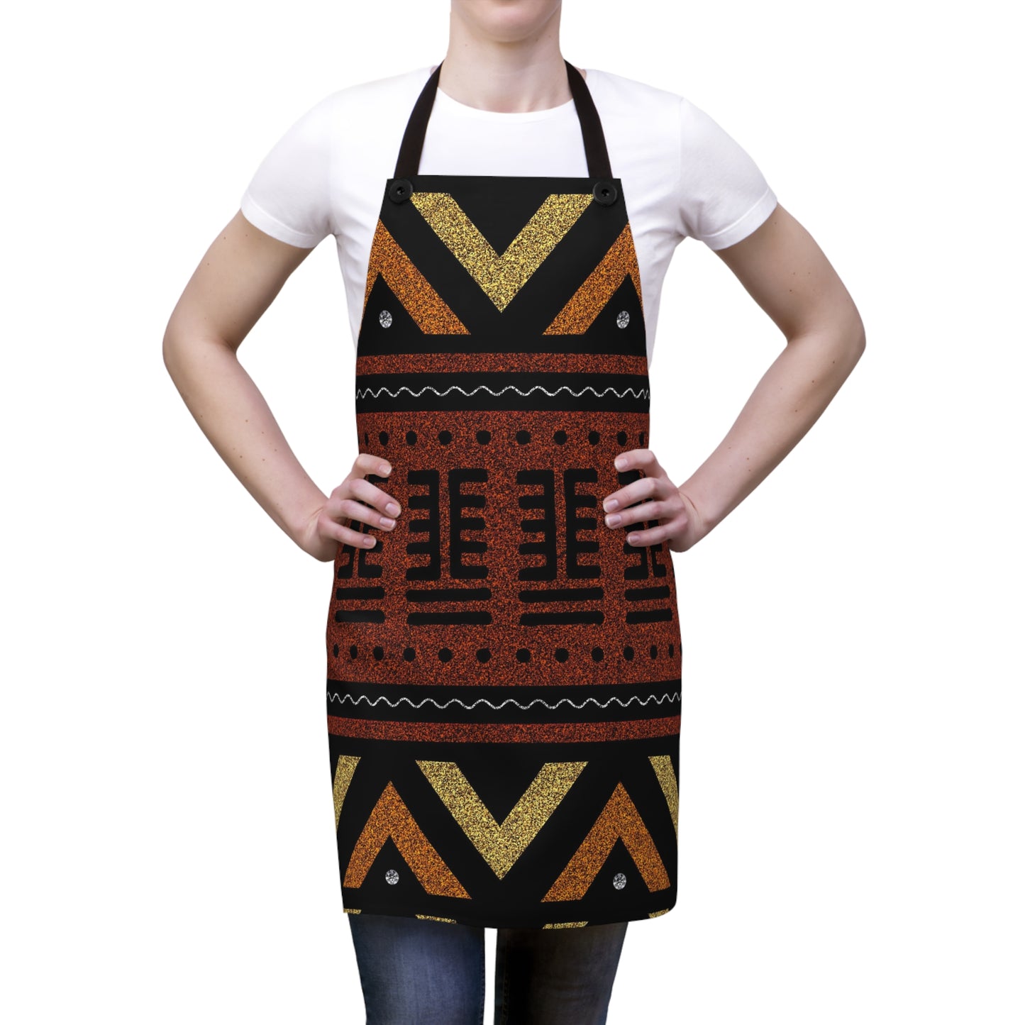 Mudcloth Inspired Apron 3