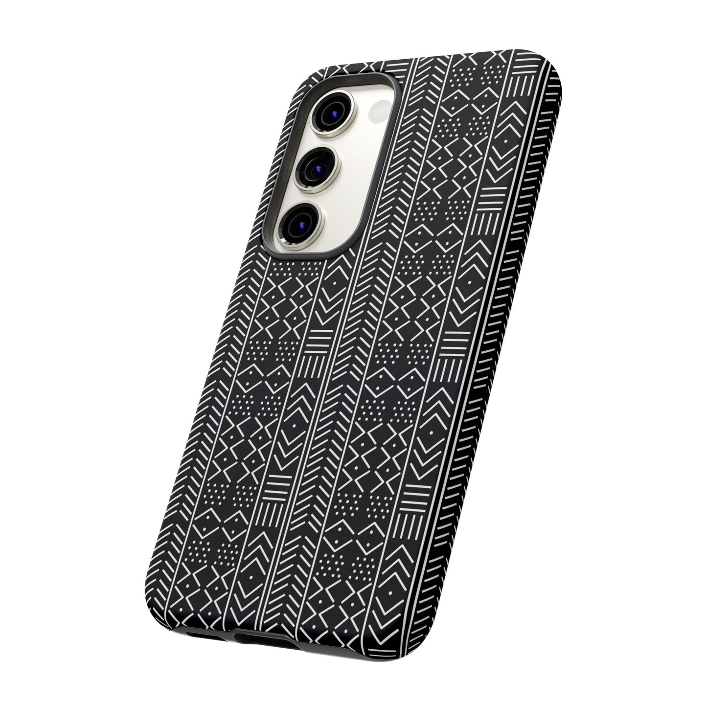 Black & White Mudcloth Samsung Tough Cases | African Samsung Case | Afrocentric Samsung Case