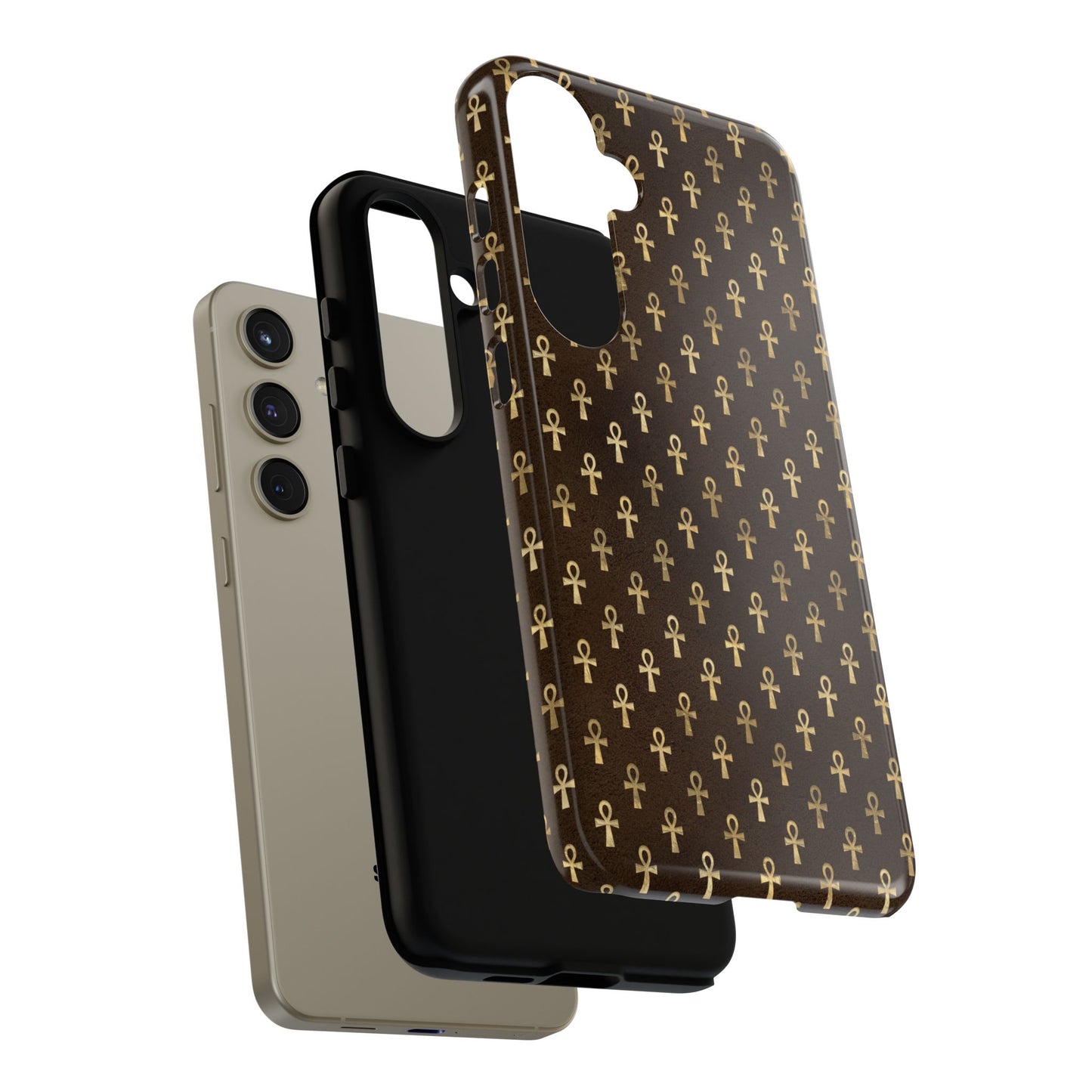 Brown Ankh Samsung Tough Cases | Egyptian Samsung Case | Ankh Samsung Case