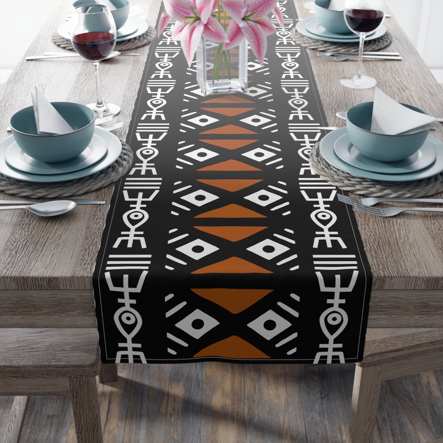 Mudcloth Design II Table Runner