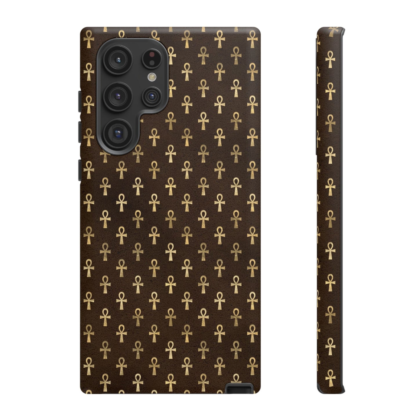 Brown Ankh Samsung Tough Cases | Egyptian Samsung Case | Ankh Samsung Case