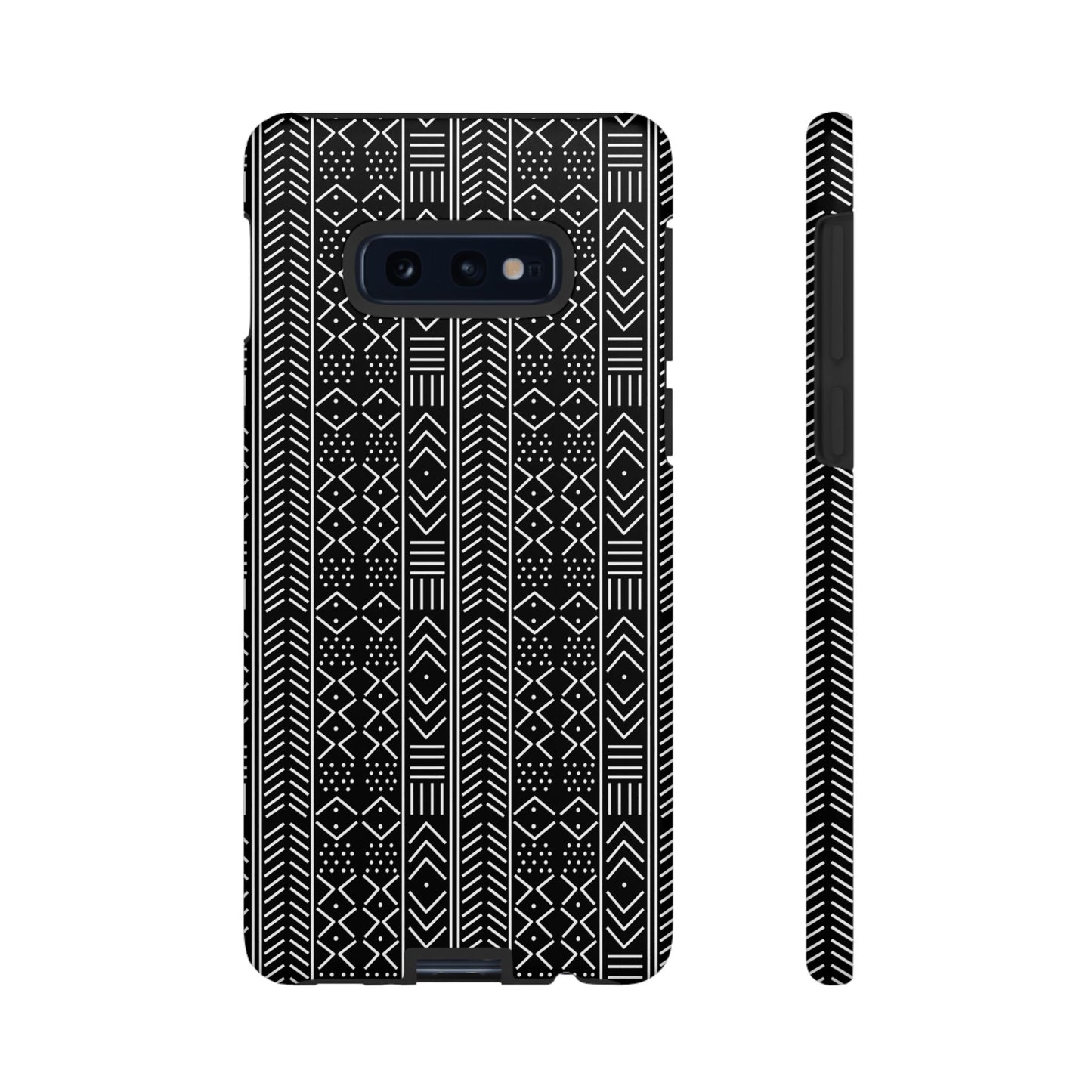 Black & White Mudcloth Samsung Tough Cases | African Samsung Case | Afrocentric Samsung Case