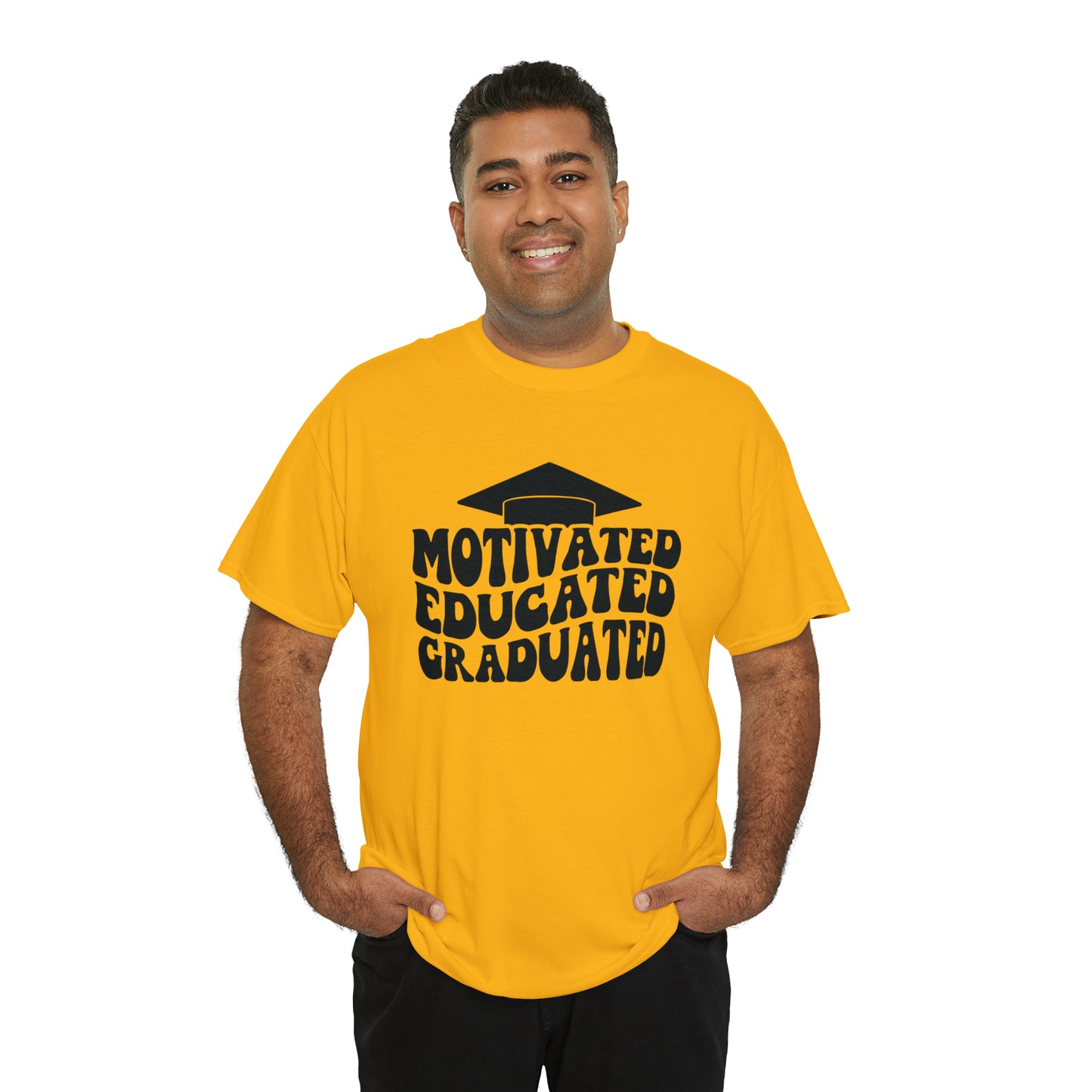 Motivated..Educated..Graduated Cotton Tee