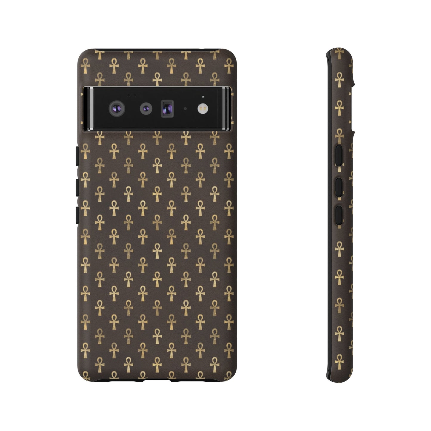 Brown Ankh Google Pixel Tough Cases | Egyptian Google Pixel Case | Ankh Google Pixel Case